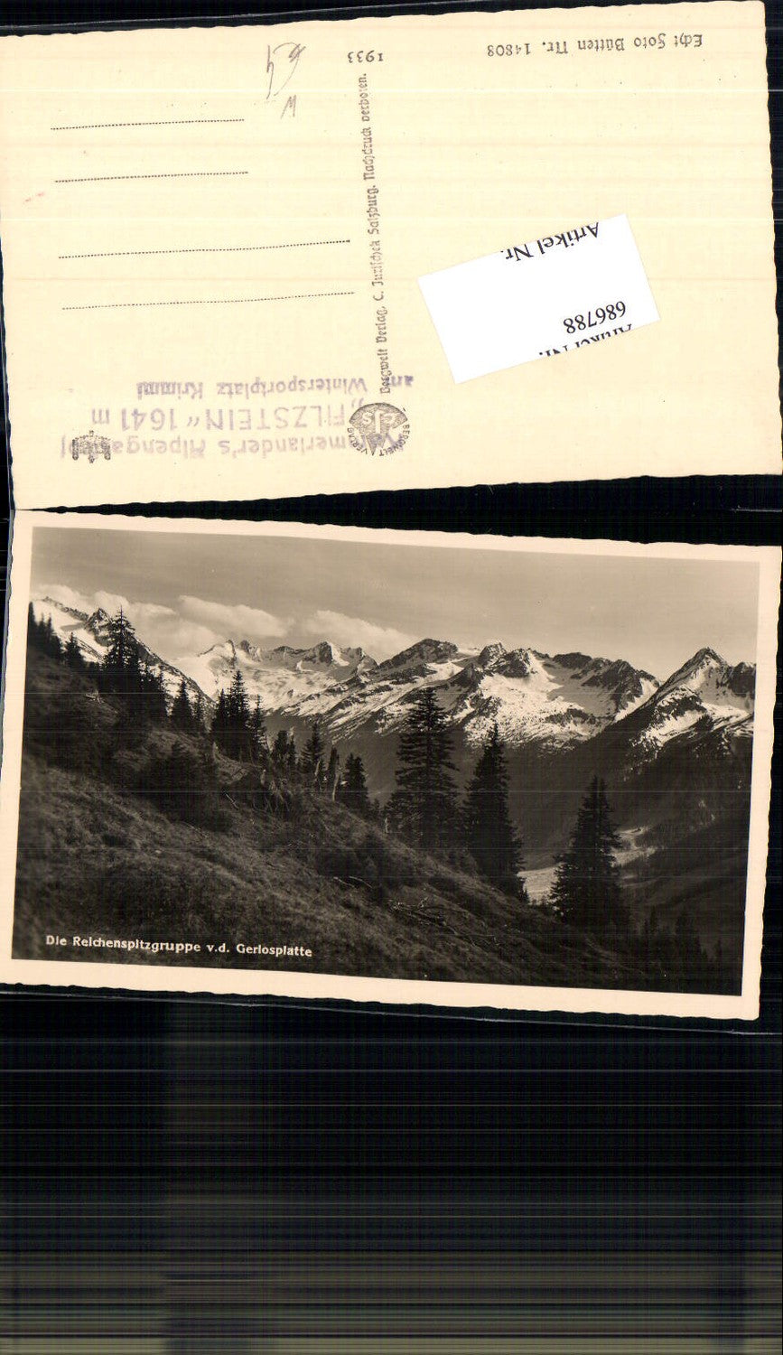 686788 Krimml Reichenspitzgruppe Zell am See Gerlos Gerlosplatte