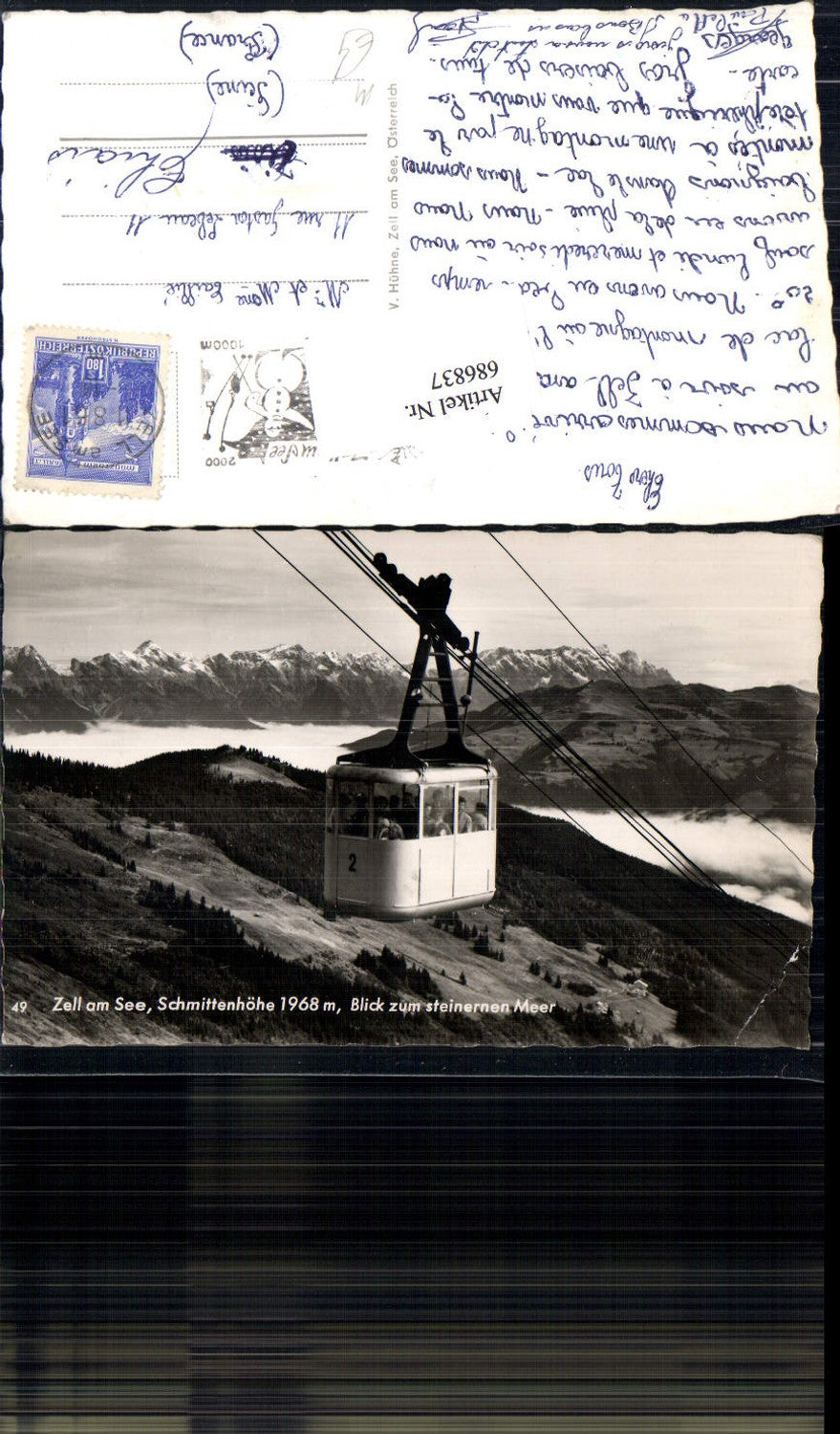 686837 Zell am See Seilbahn Gondel