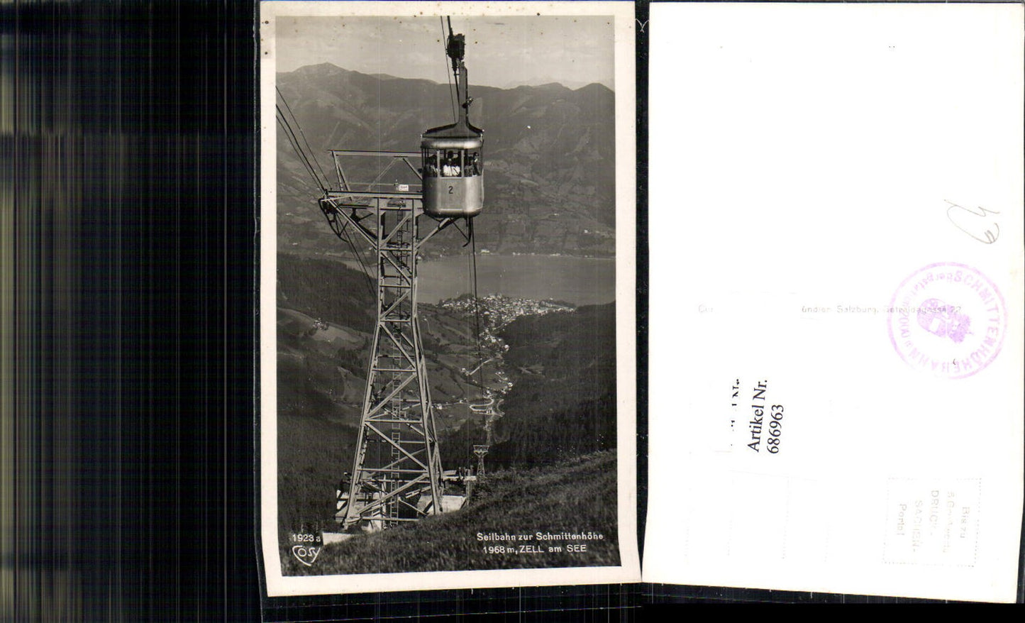 686963 Zell am See Schmittenhöhe Seilbahn