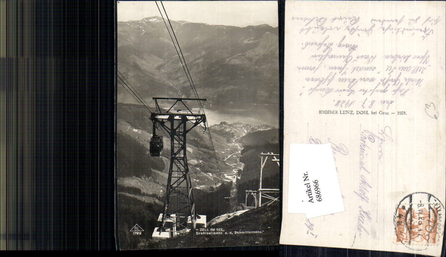 686966 Zell am See Schmittenhöhe Seilbahn