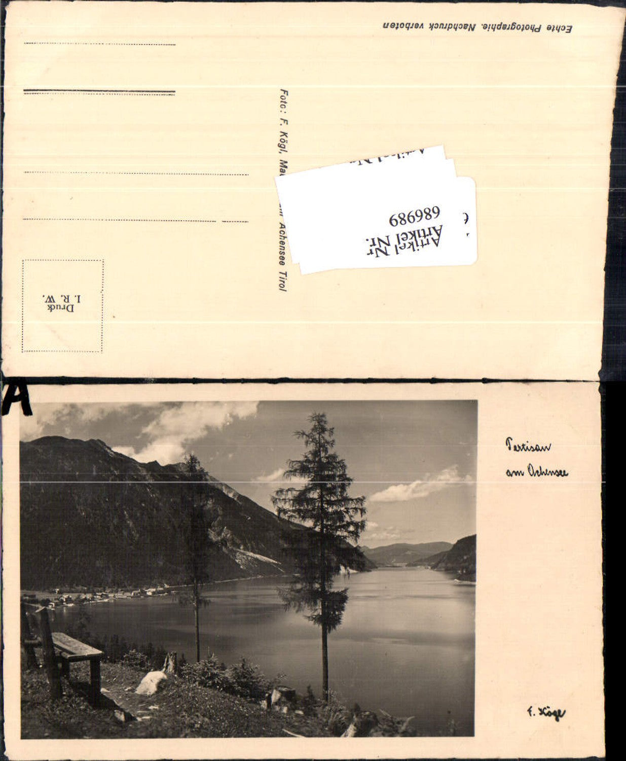 Alte Ansichtskarte – Old Postcard