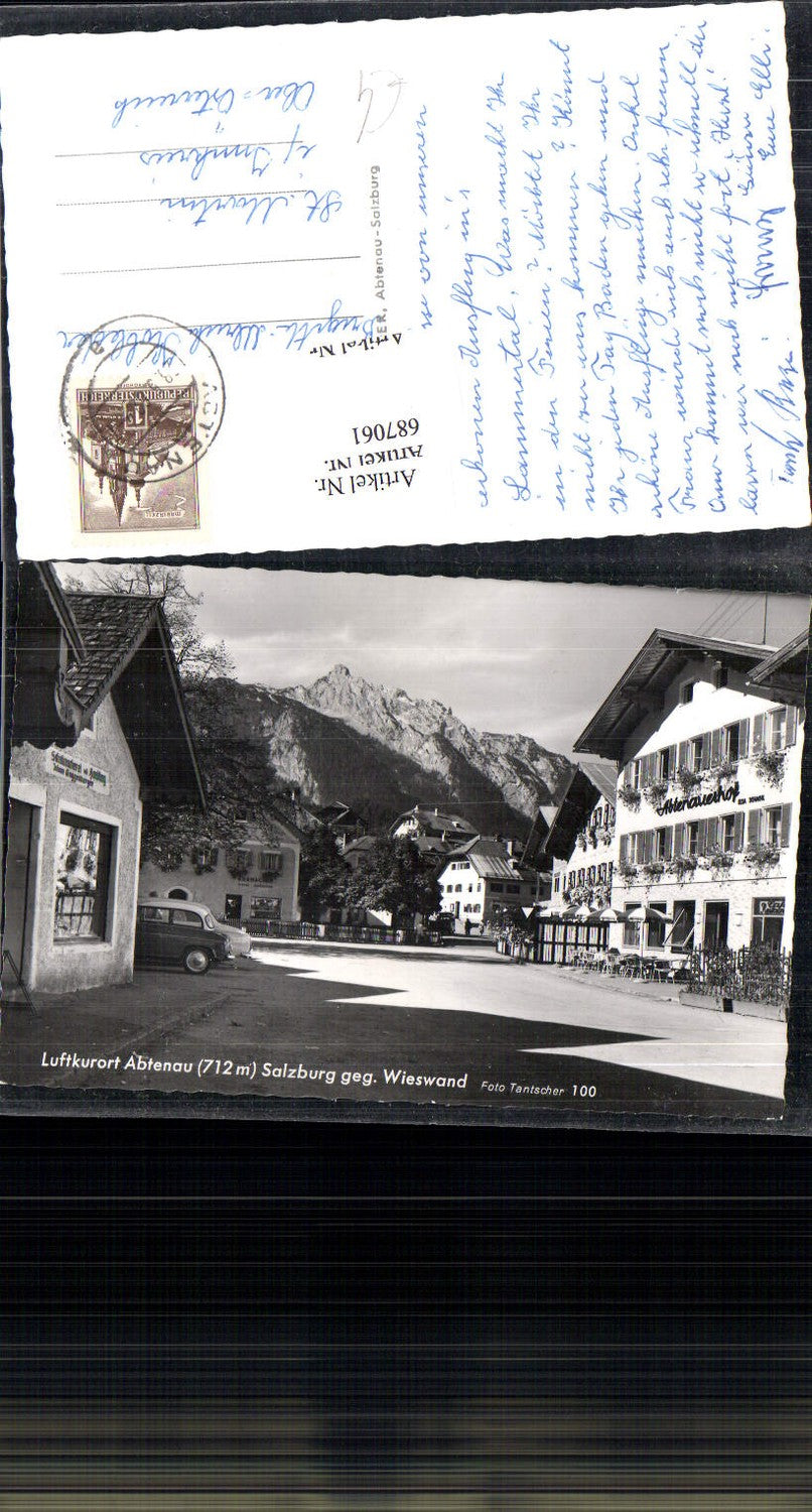 687061 Abtenau Straßenansicht Abtenauerhof Gasthaus