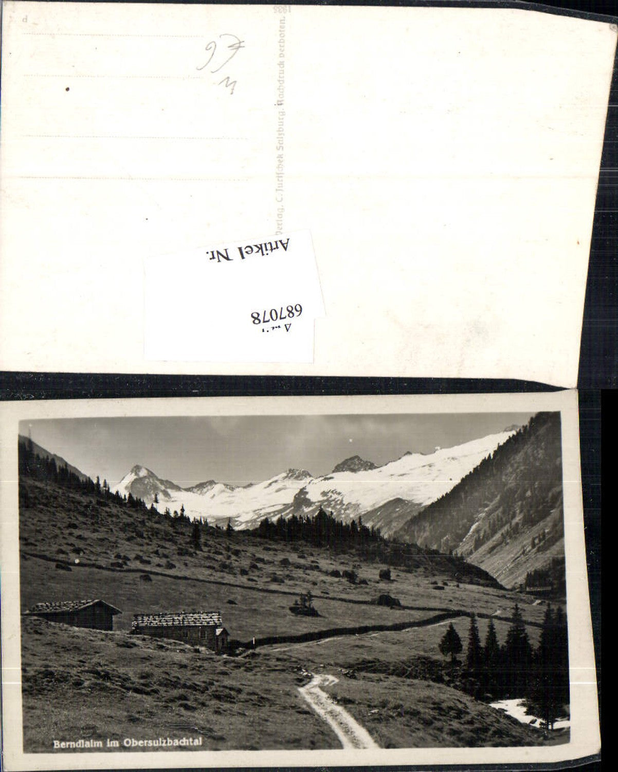 687078 Berndlalm im Obersulzbachtal Neukirchen Brambach Obersulzbach Sulzau