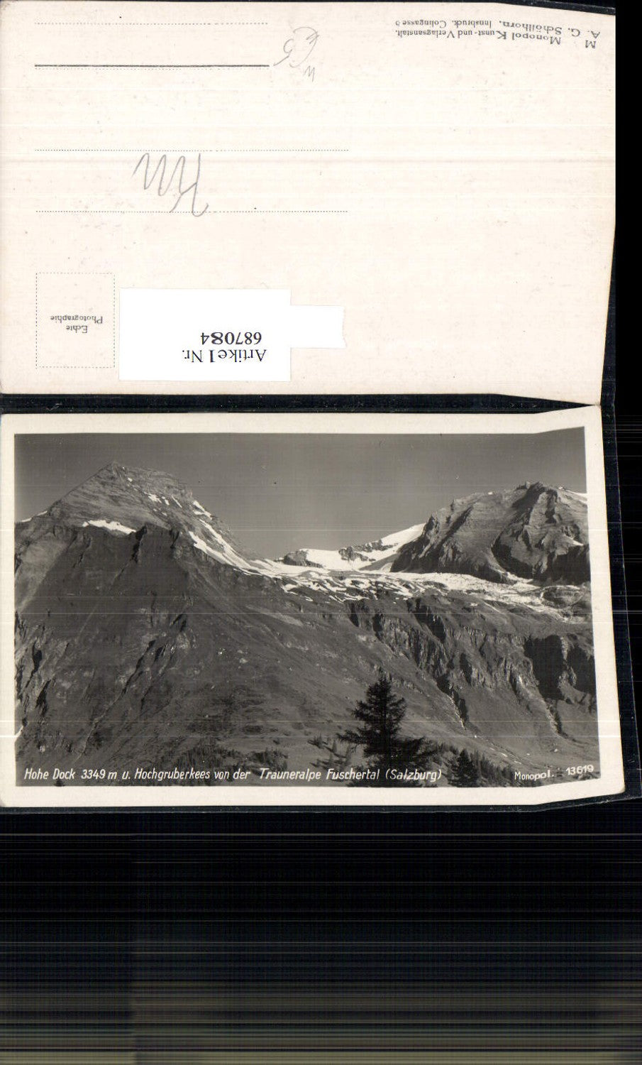 687084 Hohe Dock Hochgruberkees Trauneralpe Fuschertal Fusch Bruck