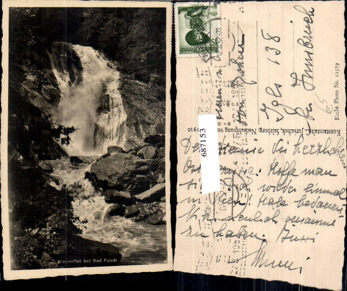 687153 Wasserfall bei Bad Fusch Bruck