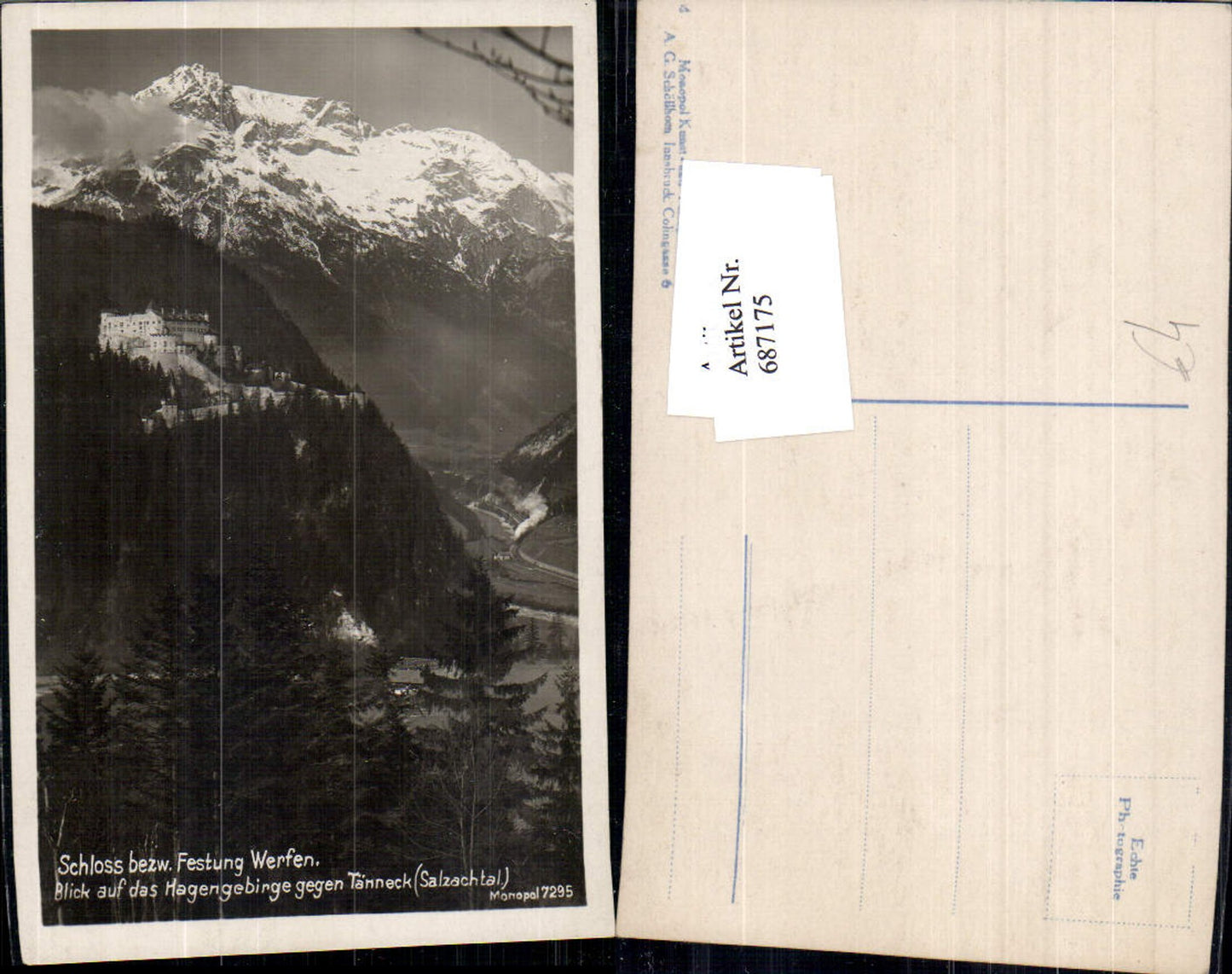 687175 Schloss Werfen Salzachtal