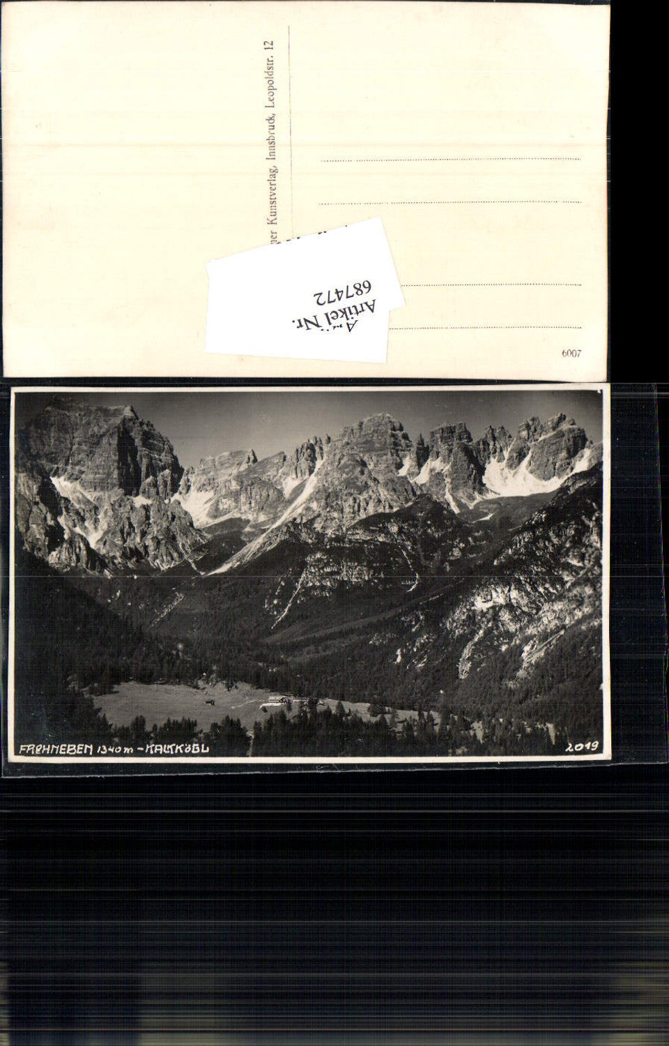 Alte Ansichtskarte – Old Postcard