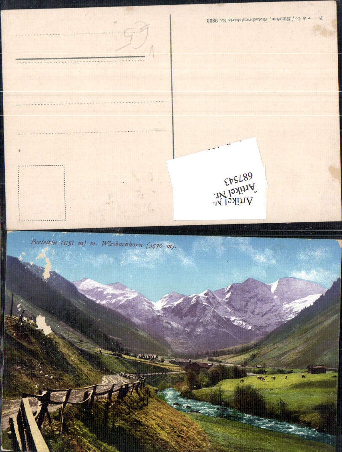 687543 Ferleiten Wiesbachhorn Zell am See Bruck Fusch pub Purger & Co. 9802