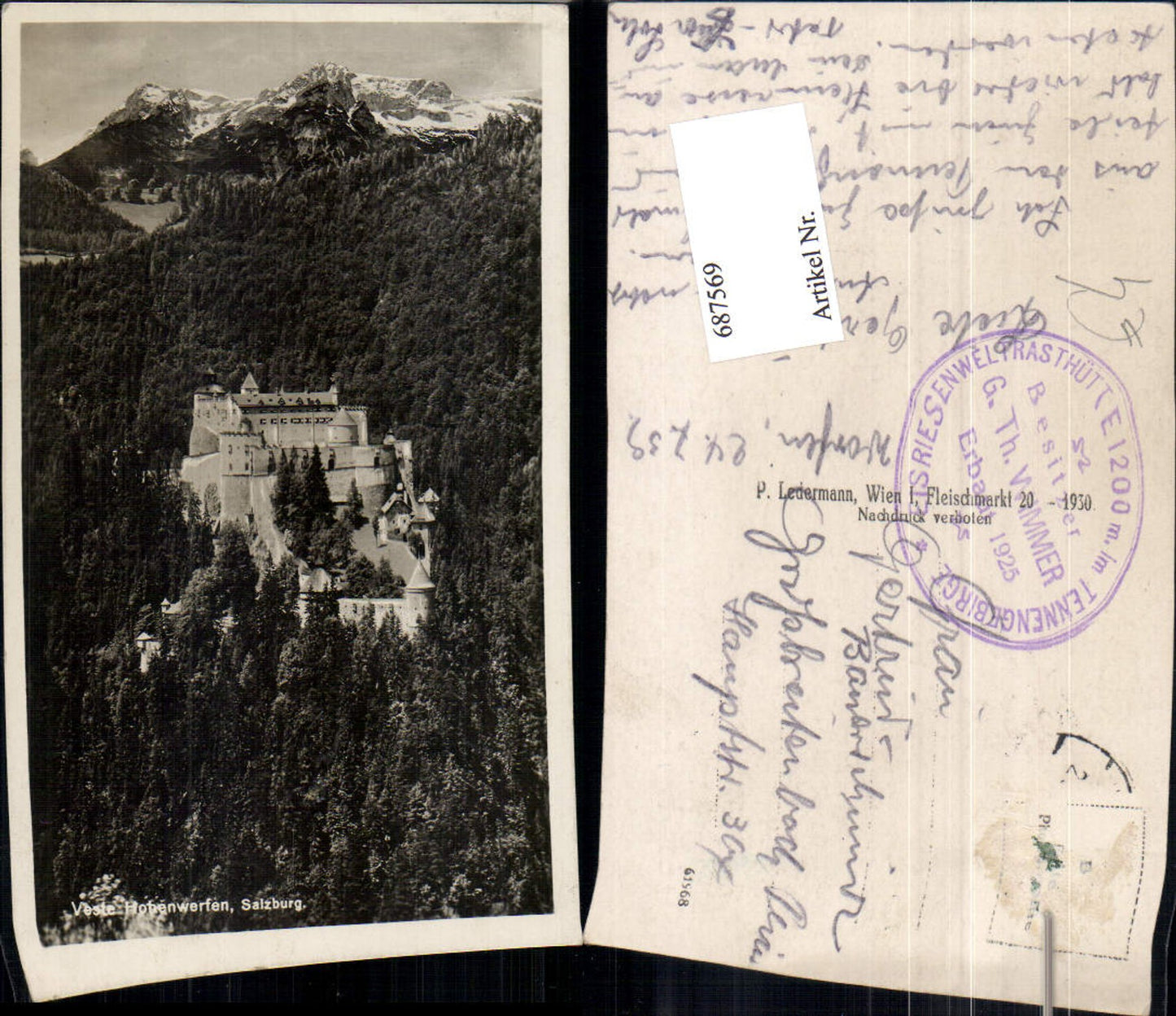 687569 Veste Hohenwerfen Werfen