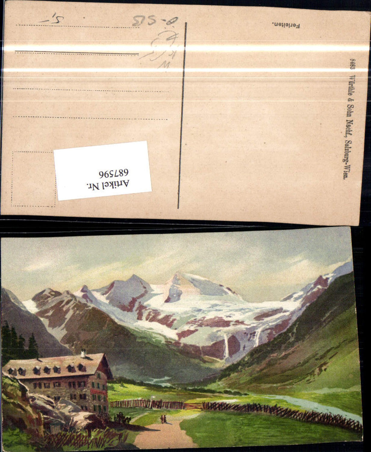 687596 Künstler AK Ferleiten Ferleitental Bruck Fusch