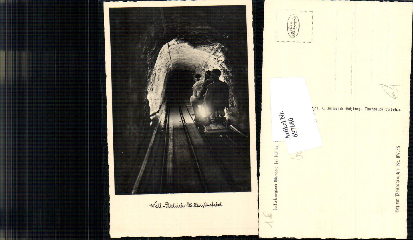 687680 Wolf Dietrich Stollen Bergbau Hallein Bergwerk