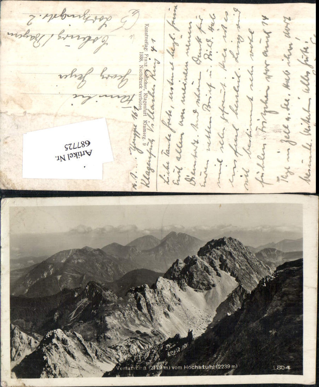 687725 Vertatscha Wertatscha Matschach