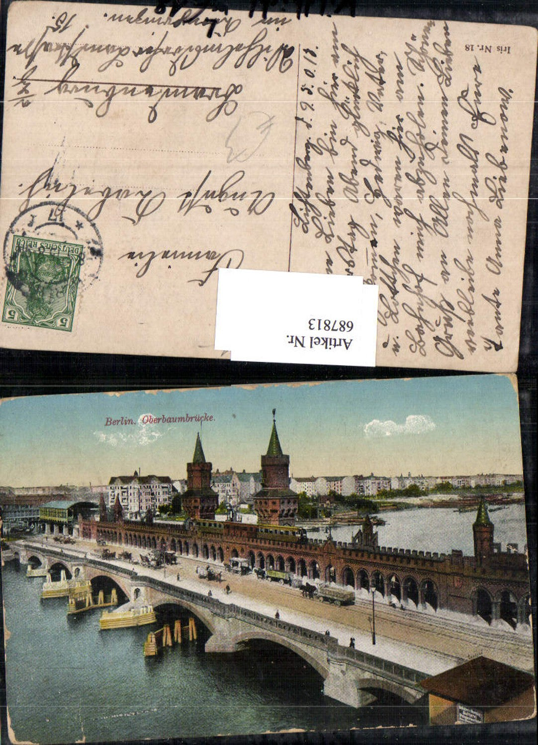 687813 Berlin Oberbaumbrücke Brücke