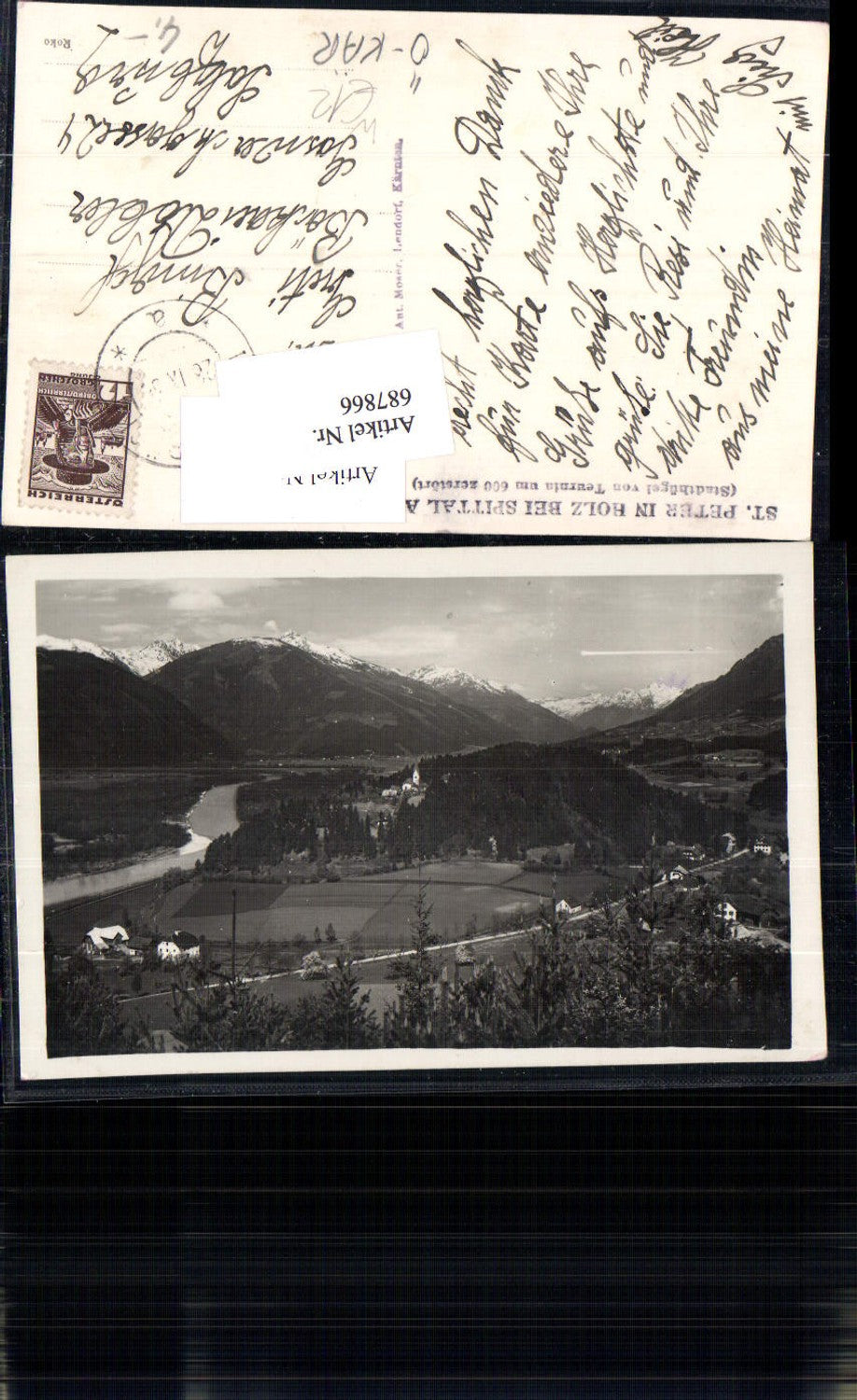 687866 St. Peter in Holz bei Spittal an der Drau Teurnia Stadthügel Archäologie