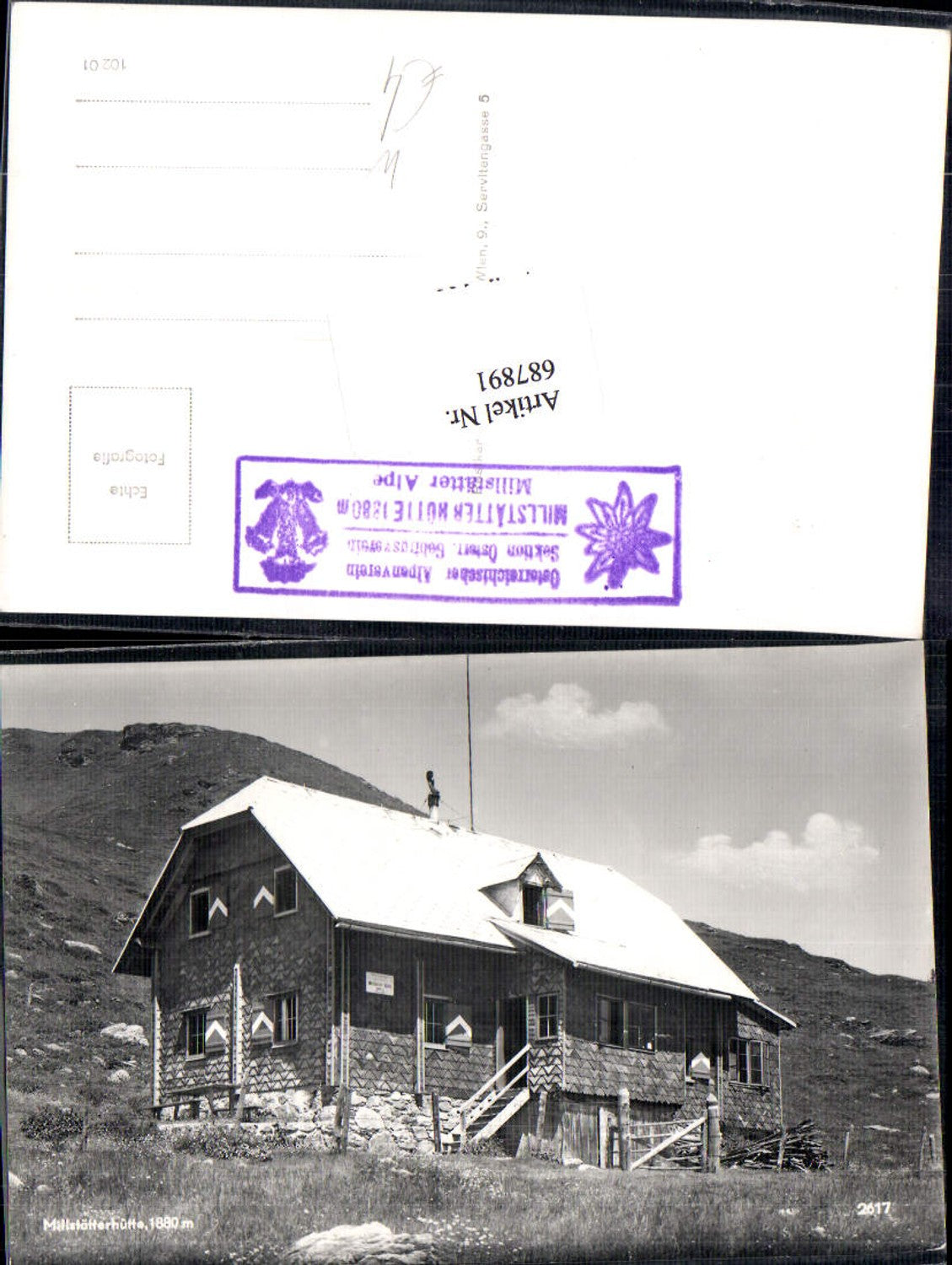 687891 Millstätterhütte Millstatt