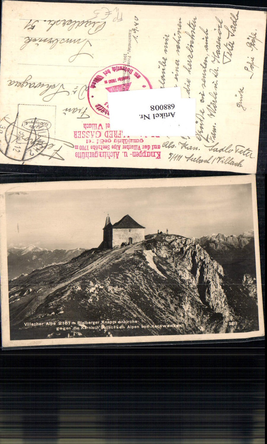688008 Villach Feldpost