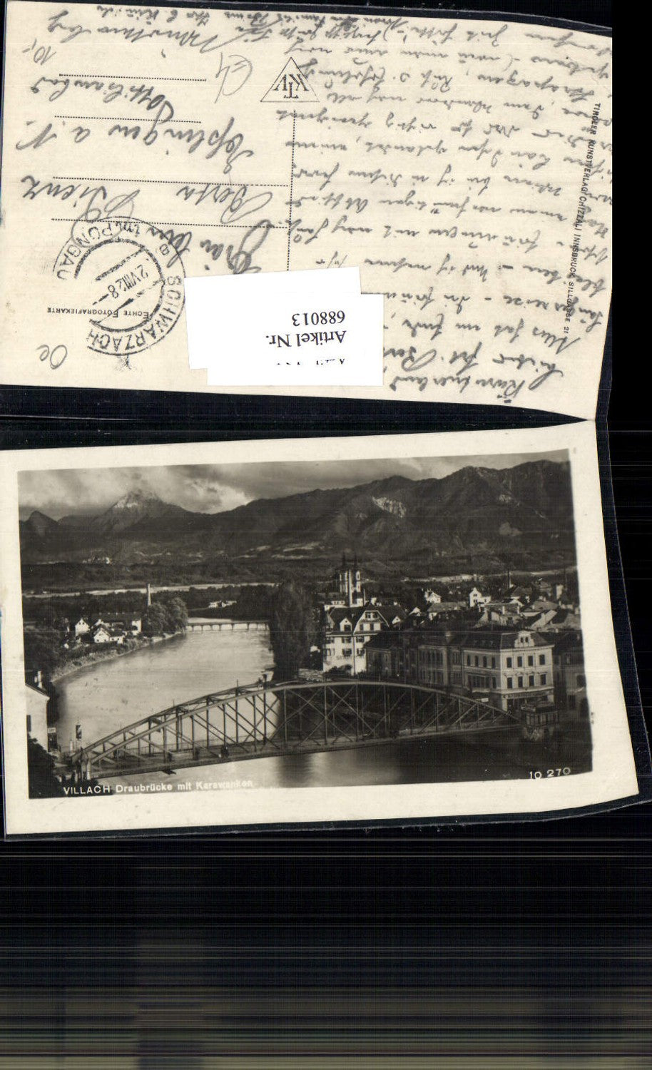 688013 Villach Draubrücke Brücke