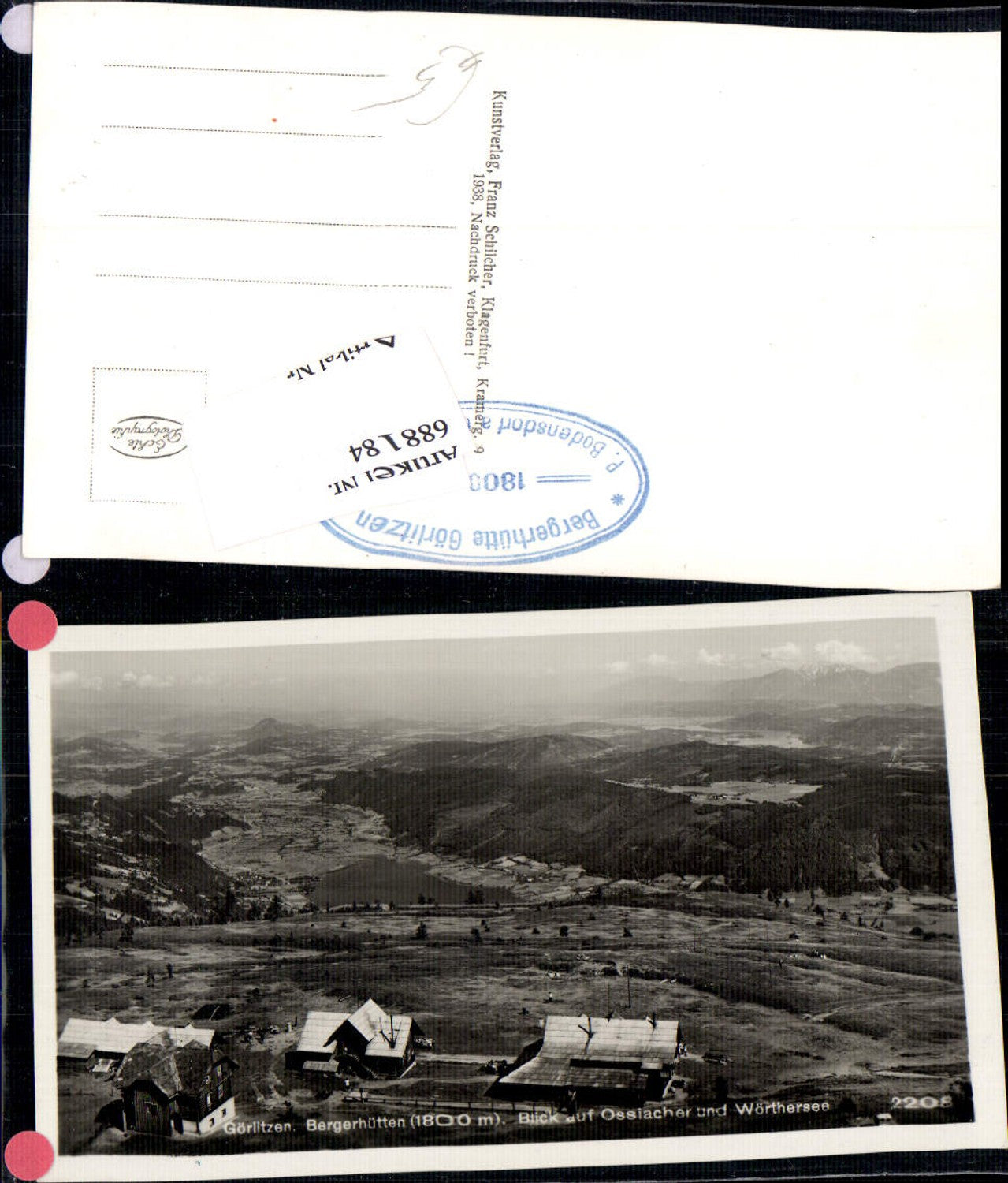 688184 Görlitzen Gerlitzen Bergerhütten Ossaichersee Wörthersee Villach