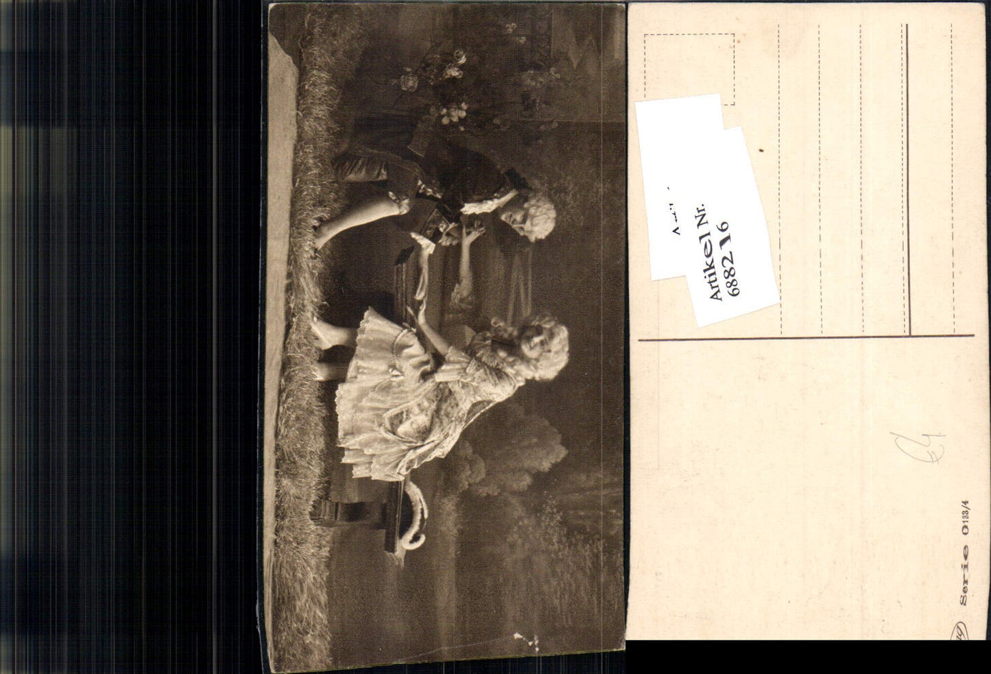 688216 tolle Foto-AK Paar Liebe Locken Rennaissance pub AMAG 0133/4