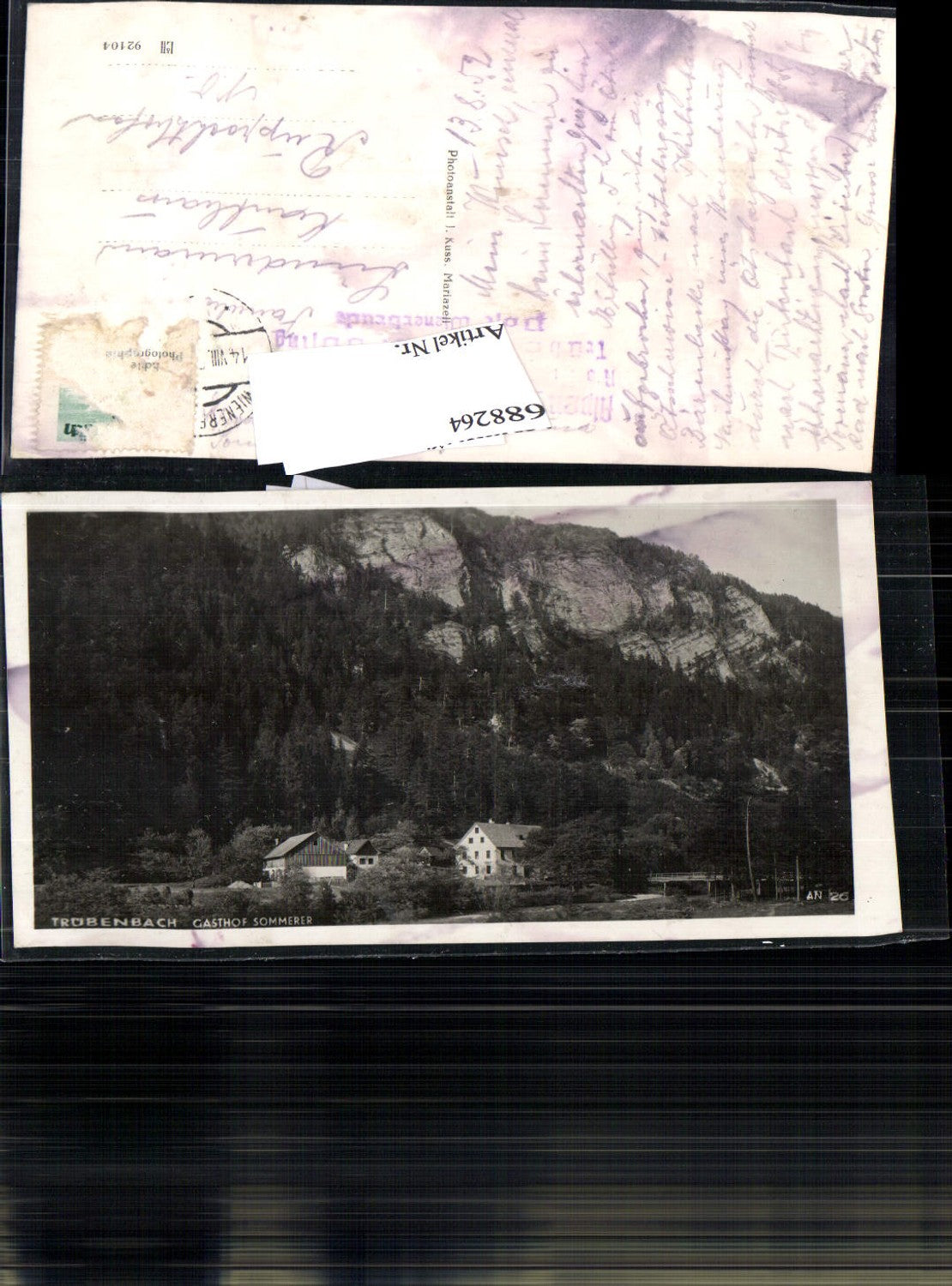 688264 Trübenbach bei Wienerbruck Puchenstuben Gasthaus Sommerer Kienberg Gaming