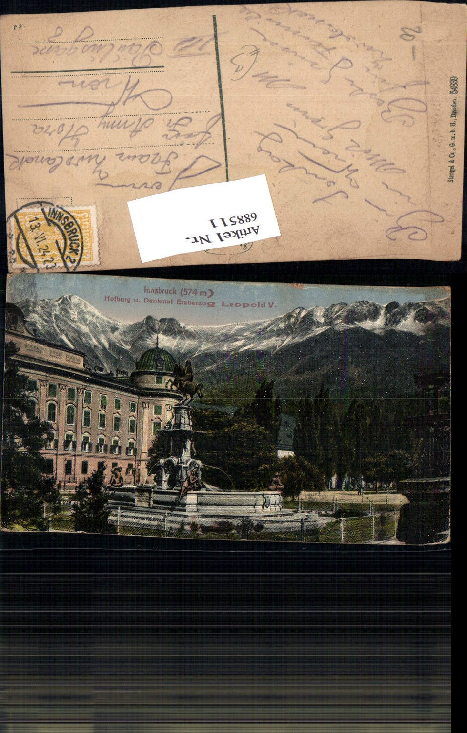 Alte Ansichtskarte – Old Postcard
