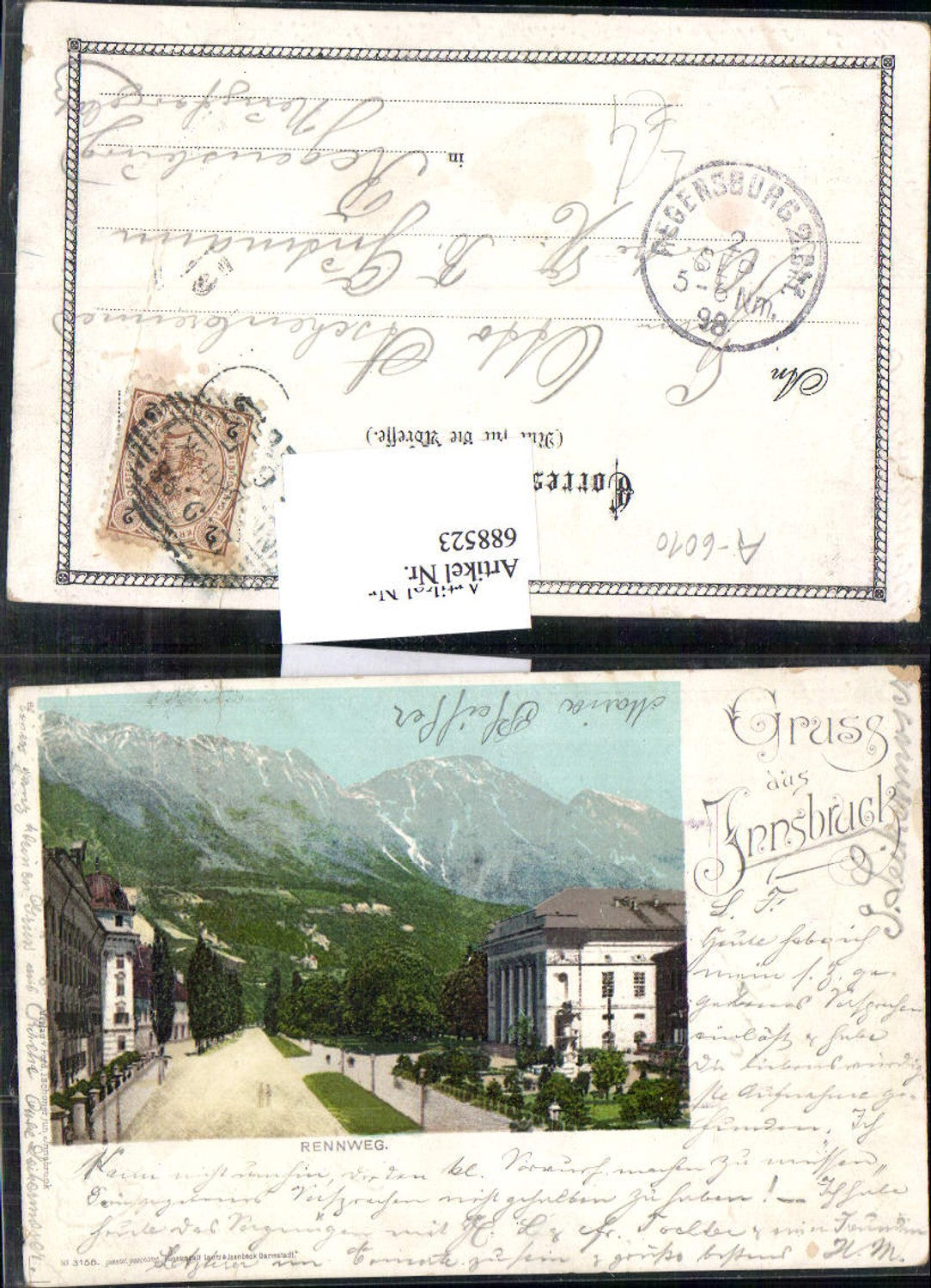 Alte Ansichtskarte – Old Postcard
