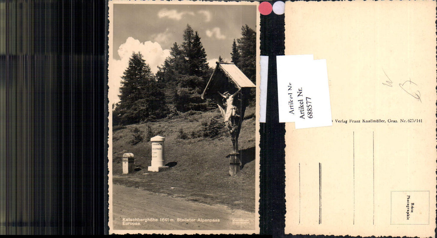688577 Katschberghöhe Katschberg Alpenpass Rennweg Tamsweg Lungau Kreuz Marterl