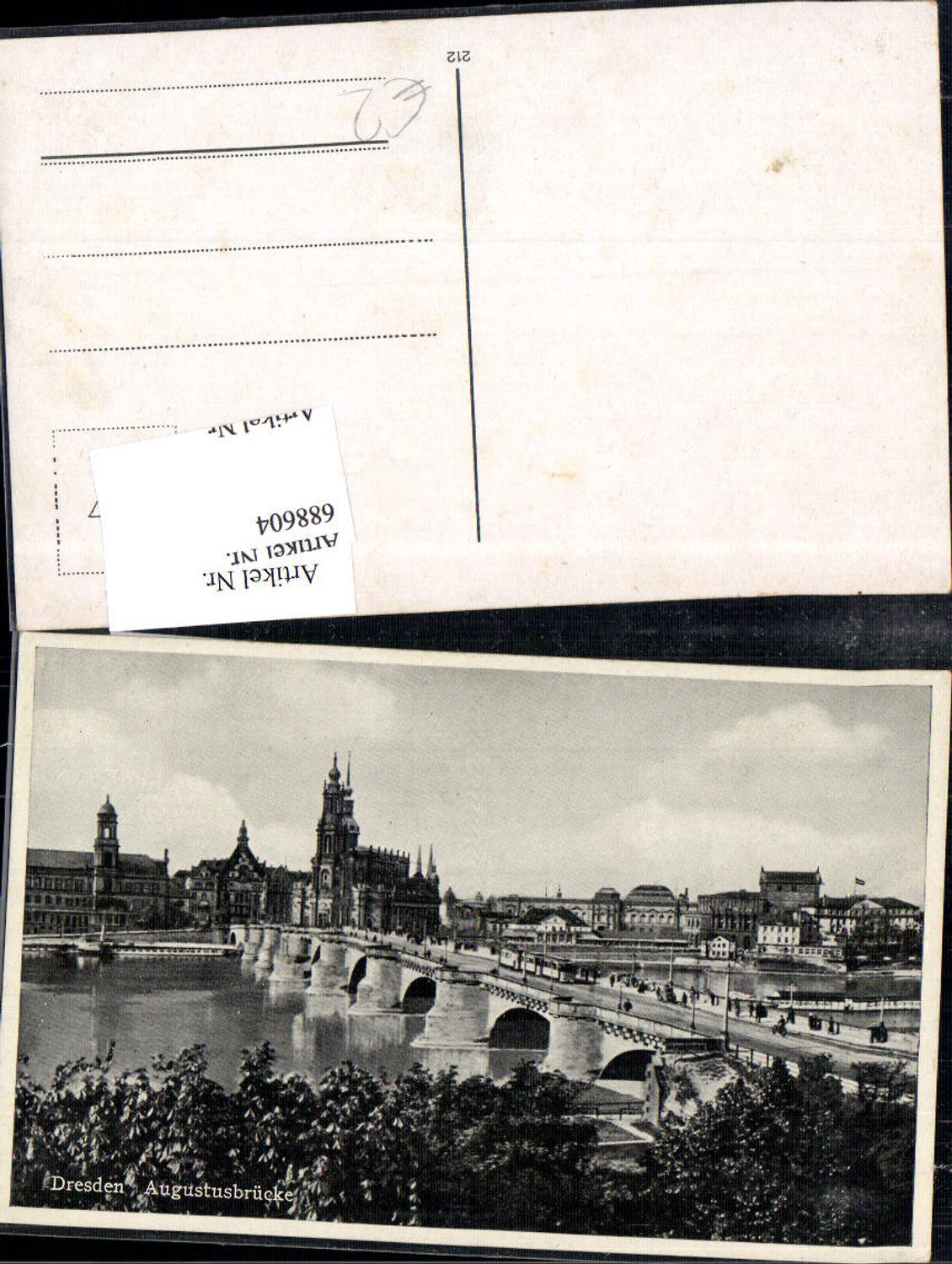 688604 Dresden Altstadt Friedrich August Brücke