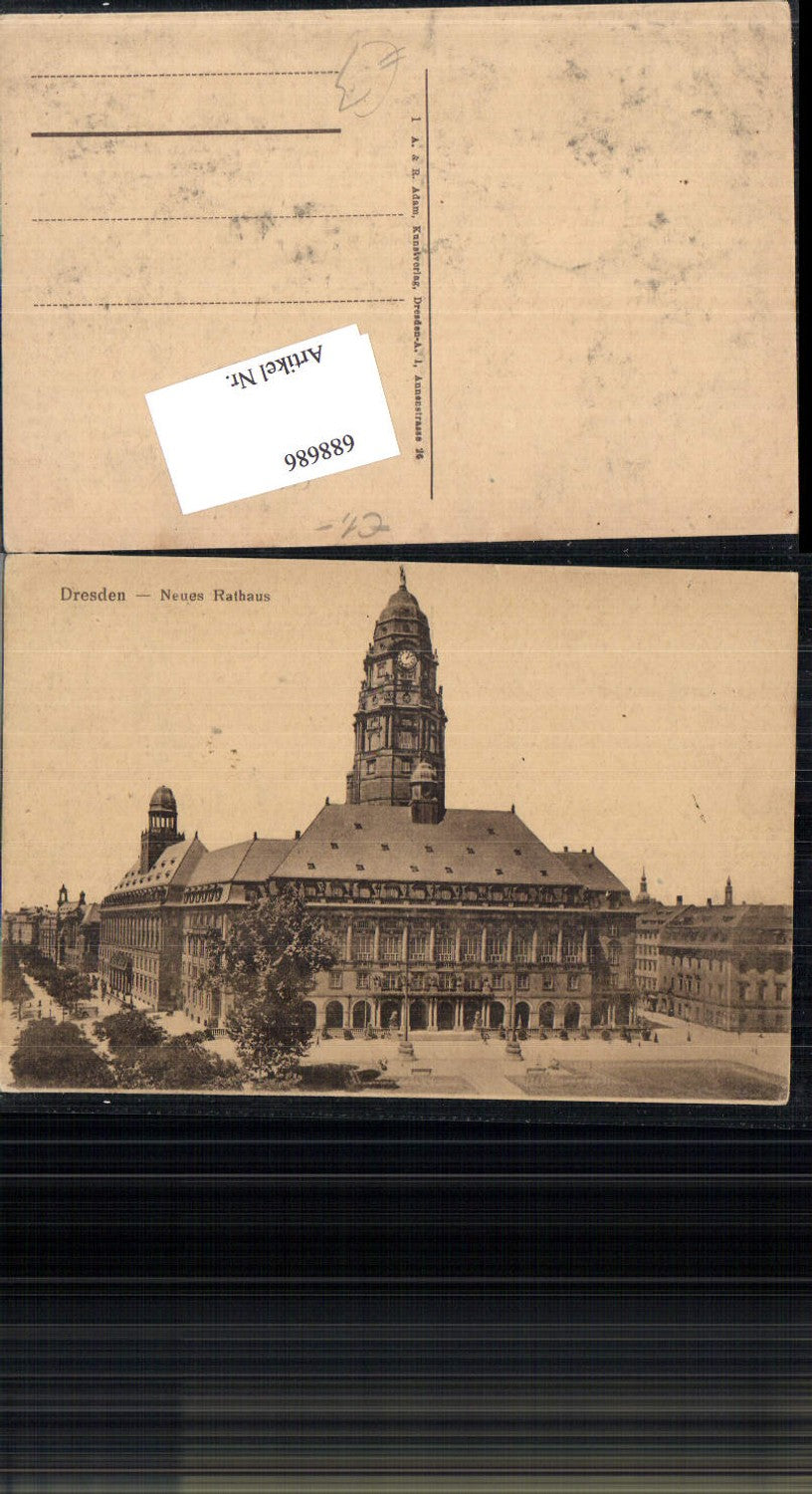 688686 Dresden Altstadt Neues Rathaus