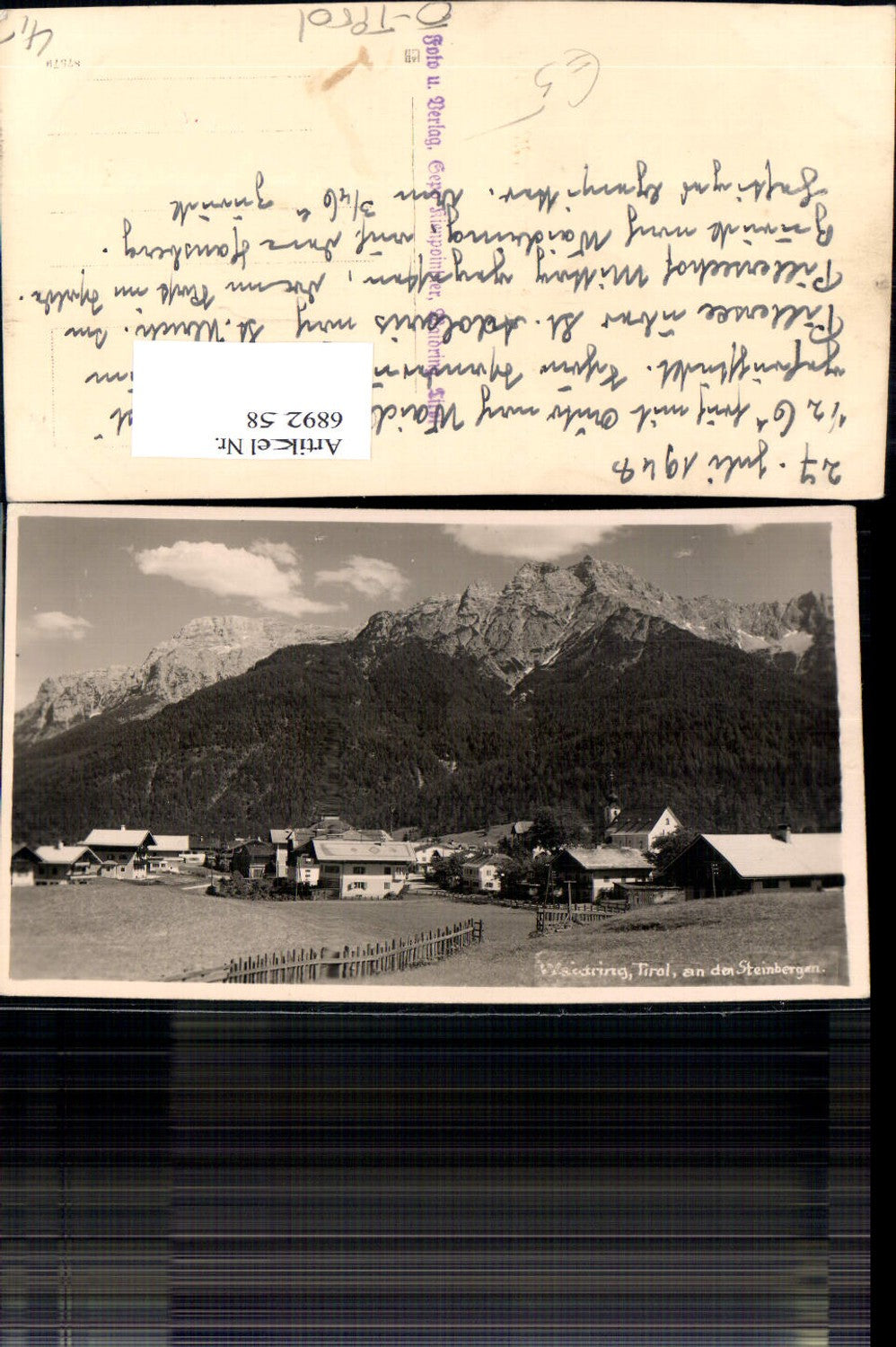 Alte Ansichtskarte – Old Postcard