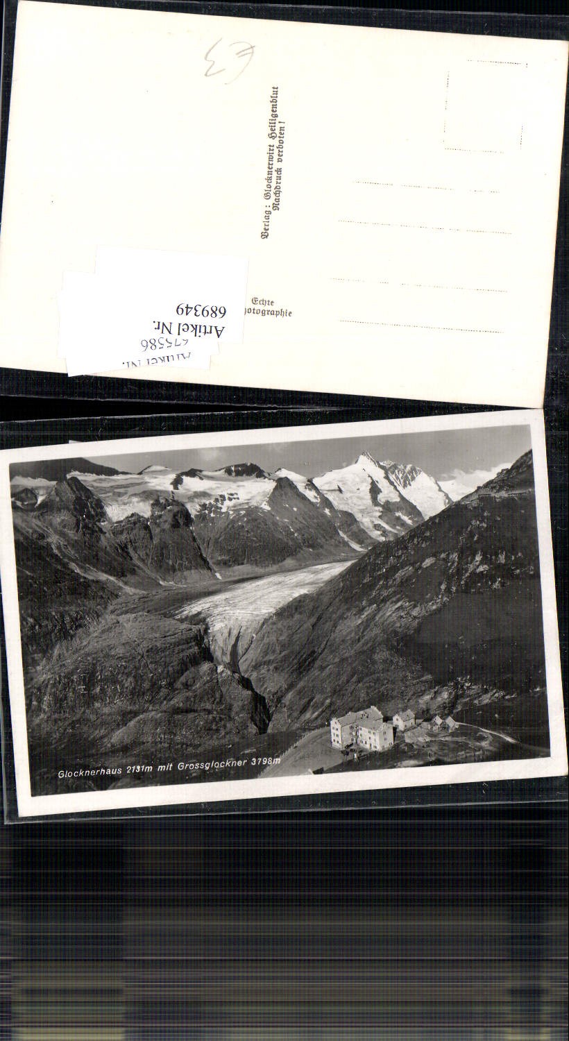 689349 Grossglockner Glocknerhaus b. Heiligenblut Pasterze Gletscher
