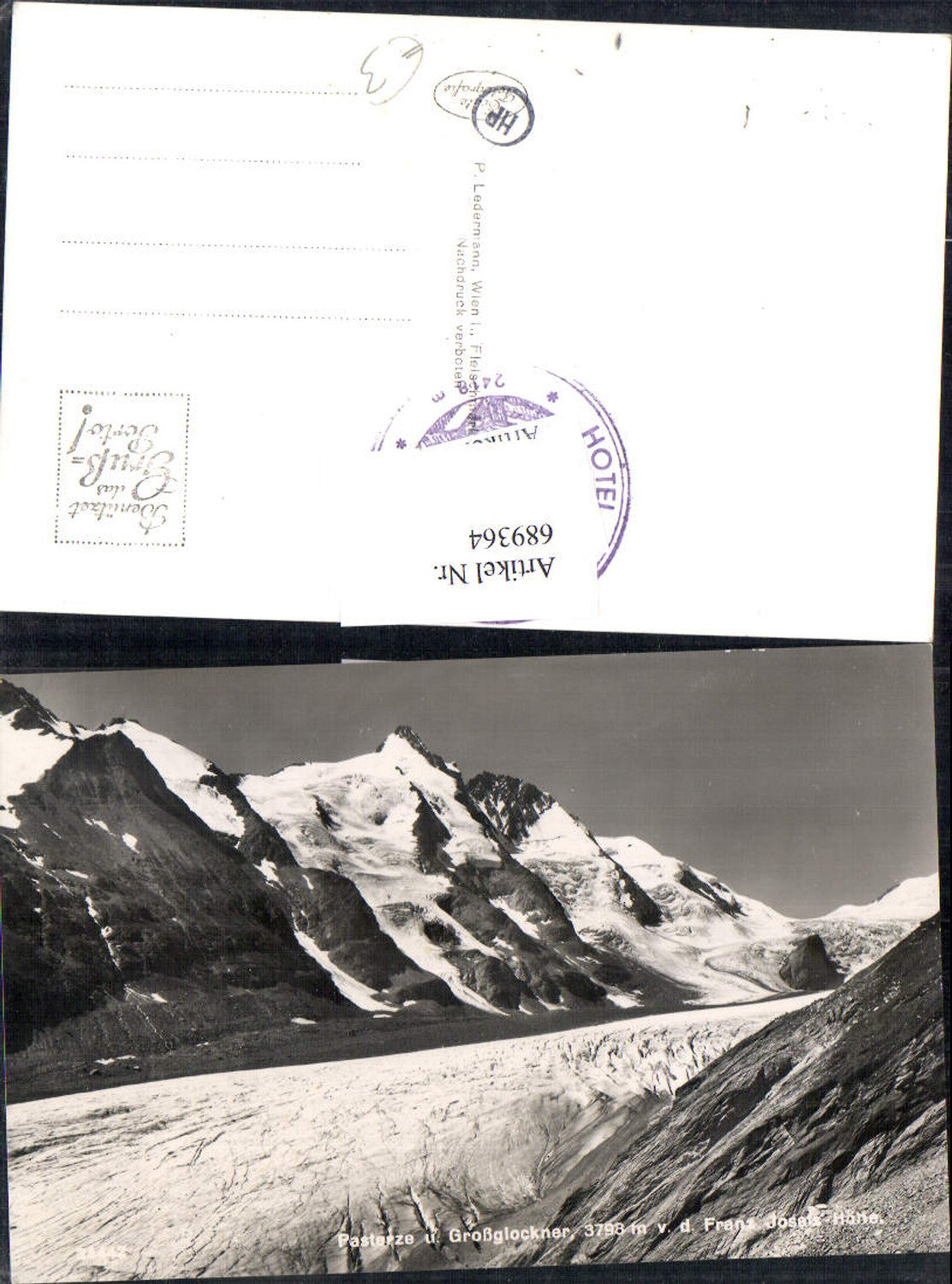 689364 Grossglockner Kaiser Franzjosef Haus Johannisberg