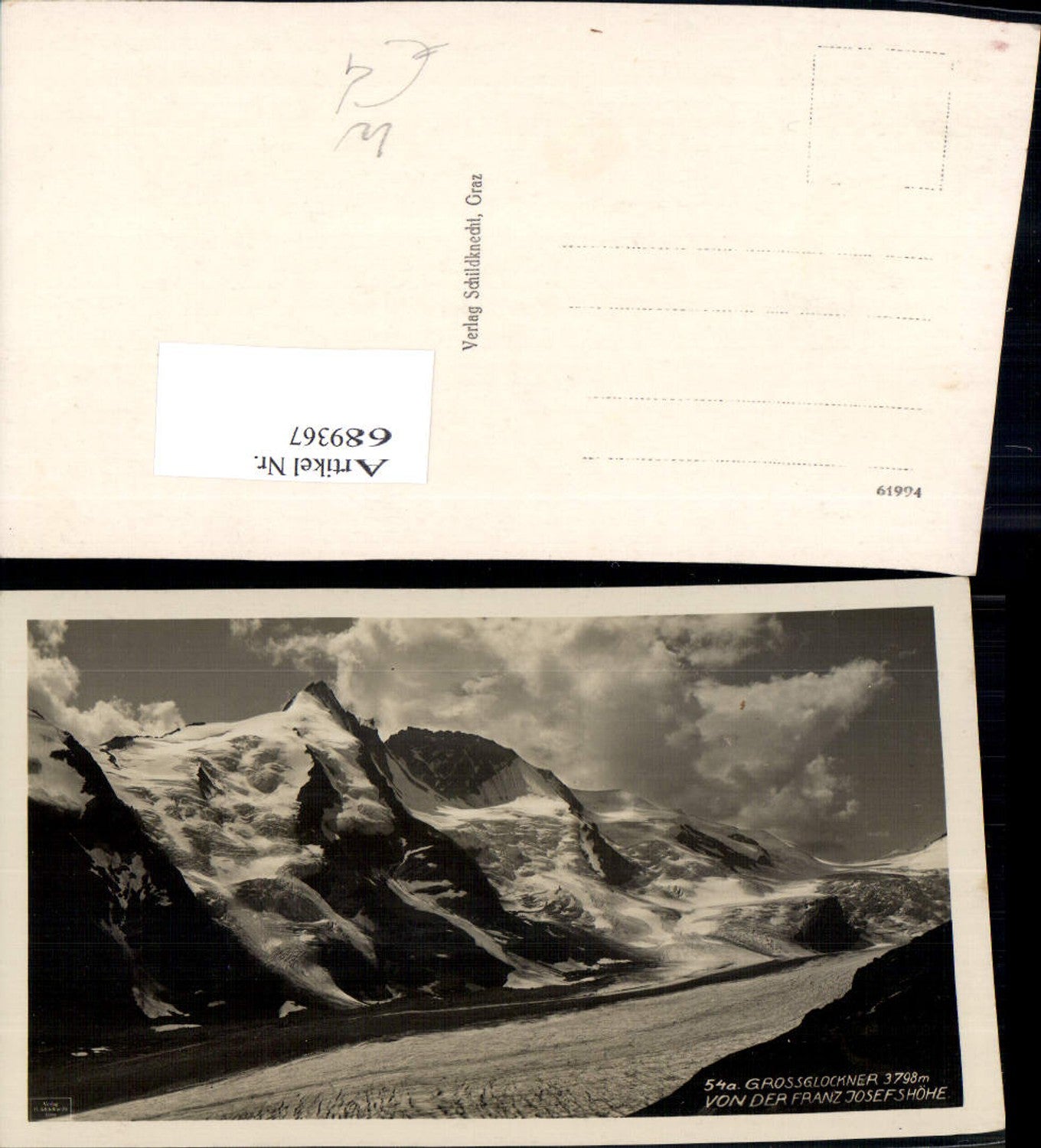 689367 Grossglockner Kaiser Franzjosef Haus Johannisberg