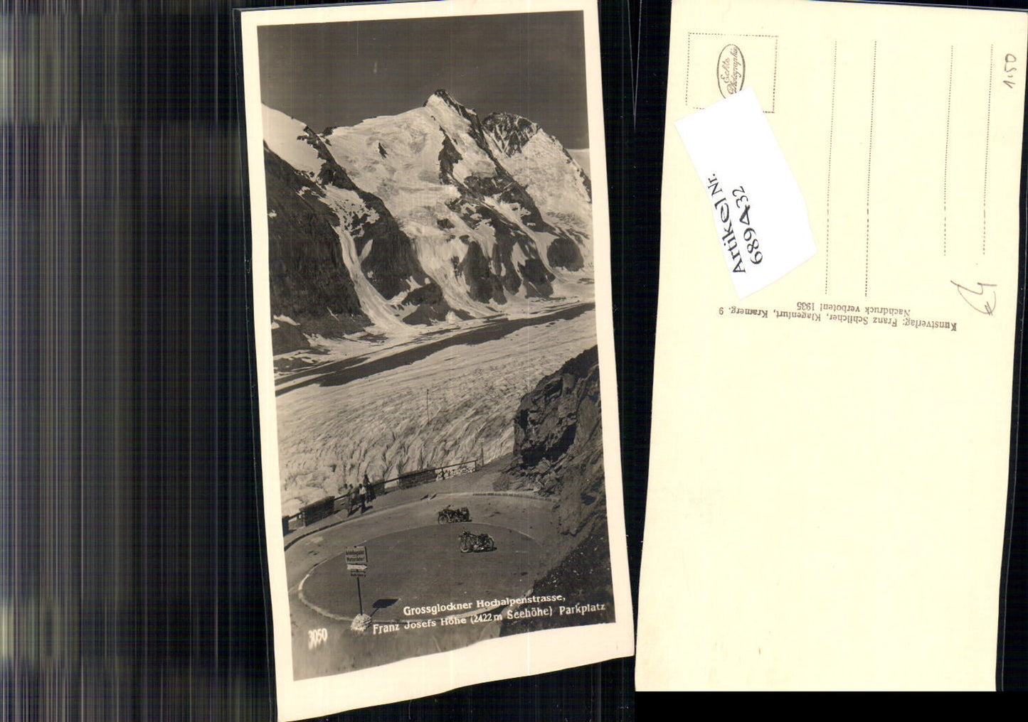 689432 Grossglockner Hochalpenstrasse Heiligenblut Franz Josefs Höhe Parkplatz