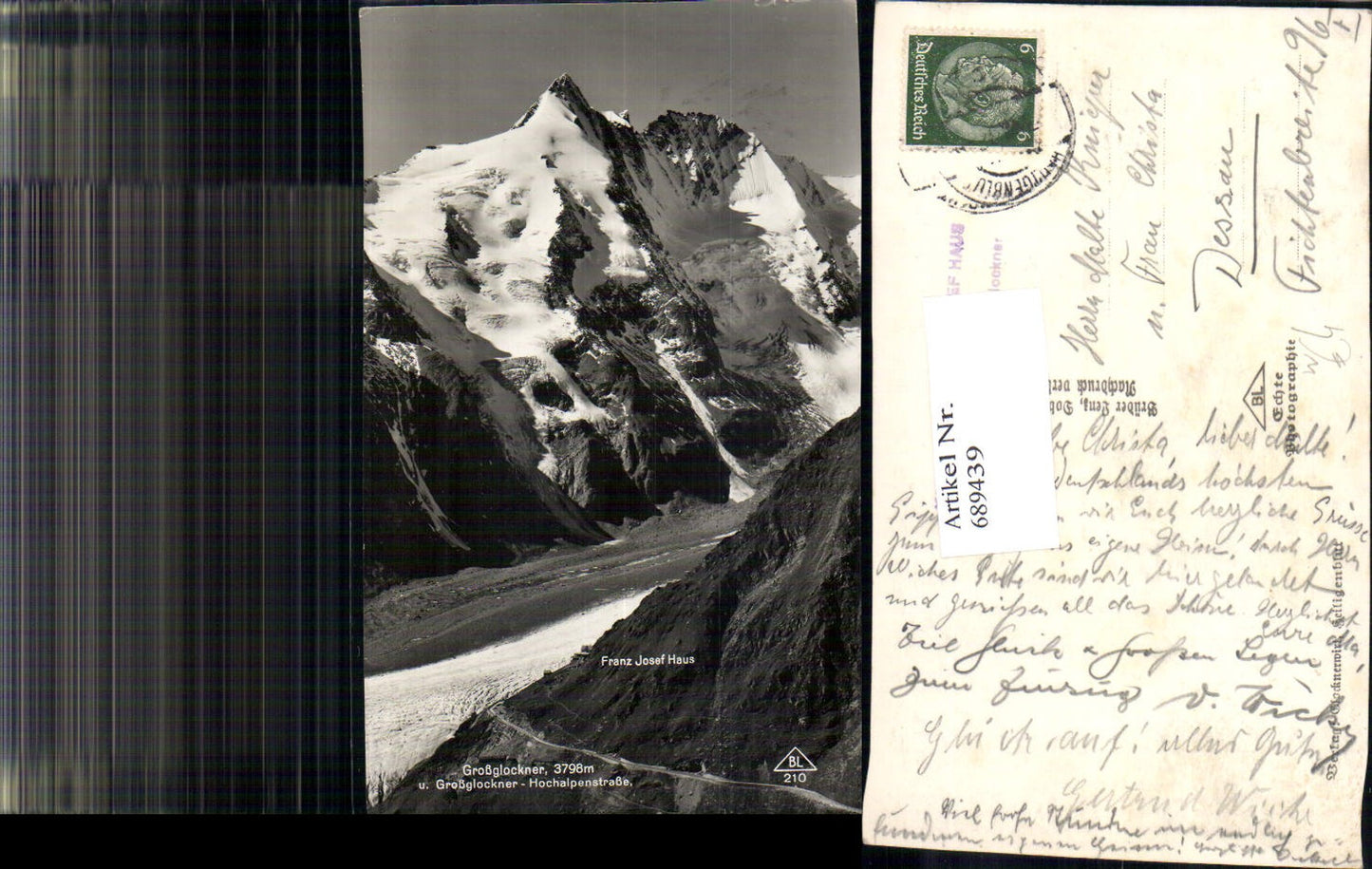 689439 Grossglockner Hochalpenstrasse Heiligenblut Franz Josefs haus