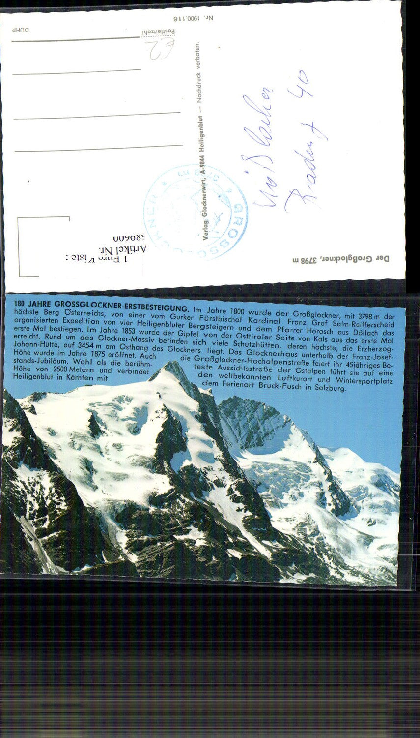 689600 Grossglockner b. Heiligenblut