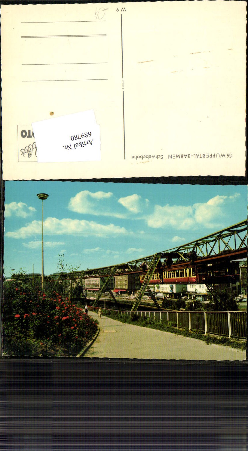 689780 Wuppertal Barmen Suspension Railway