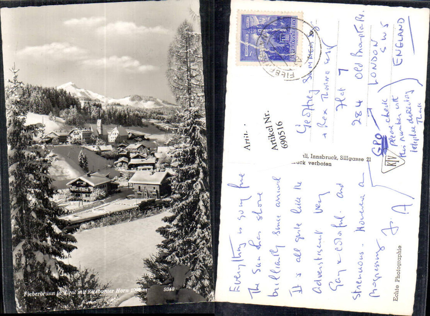 Alte Ansichtskarte – Old Postcard
