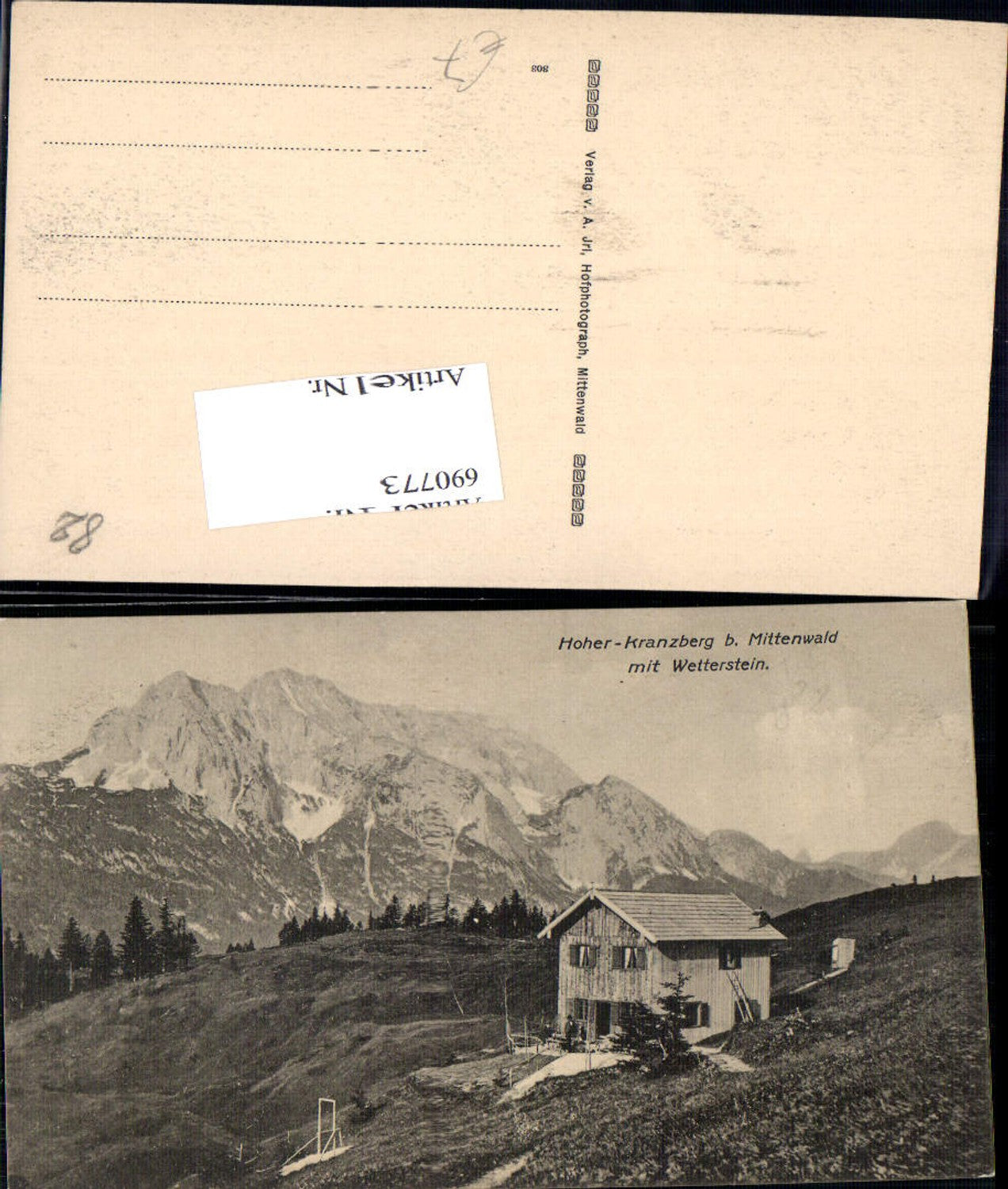 690773 Hoher Kranzberg b. Mittenwald Wetterstein