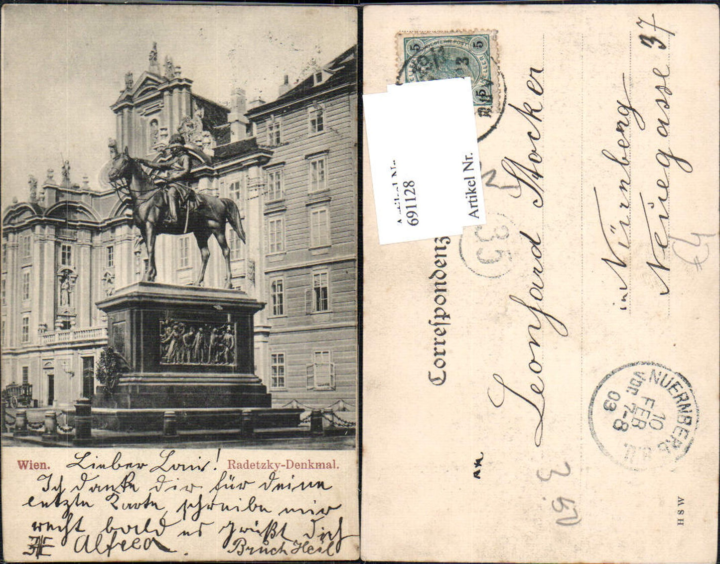 Alte Ansichtskarte – Old Postcard