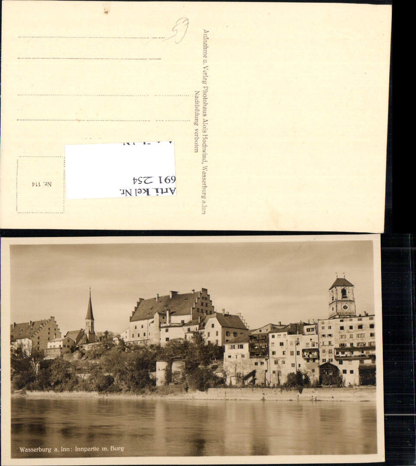 691254 Wasserburg am Inn Innpartie Burg