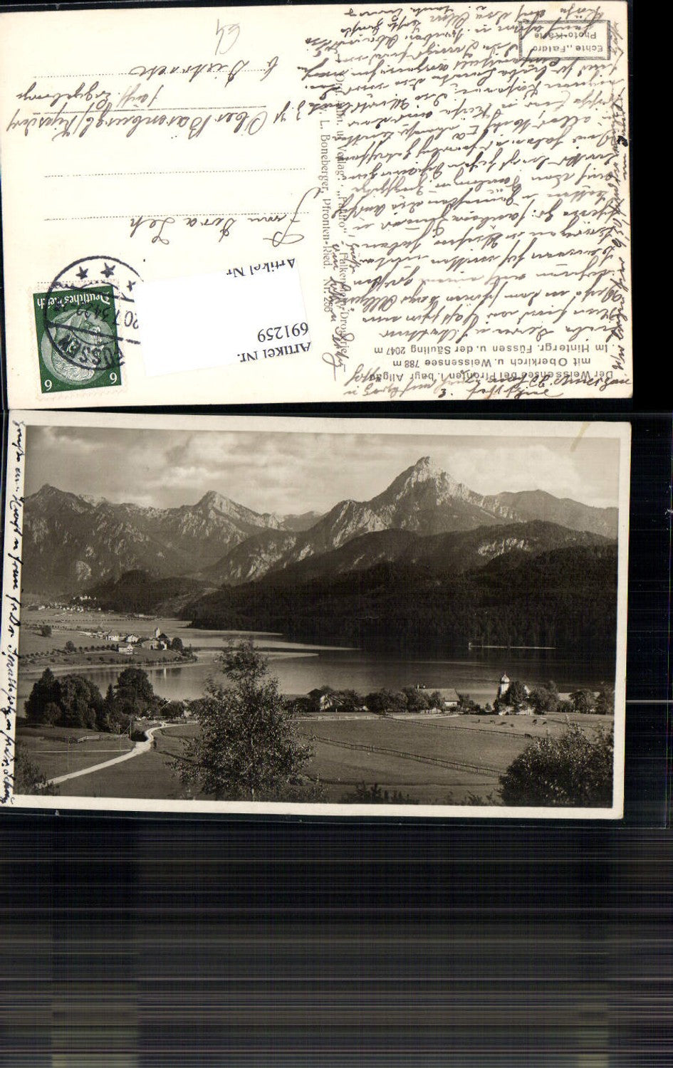 691259 Pfronten Allgäu Weissensee Oberkirch Füssen
