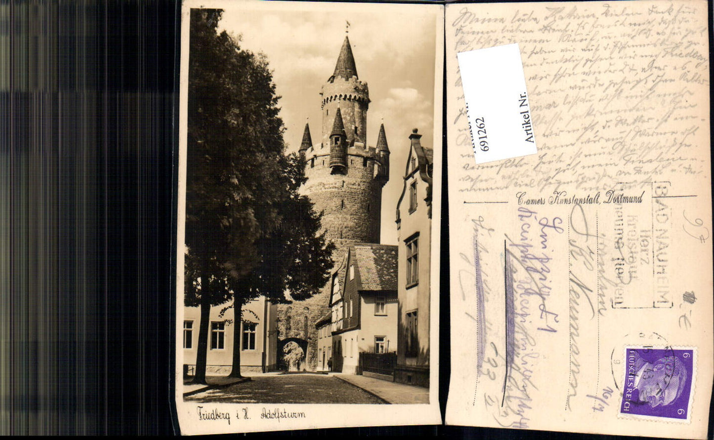 691262 Friedberg in Hessen Adolfsturm Turm