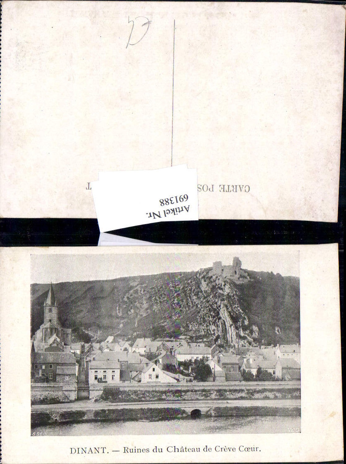 691388 Belgium Dinant Ruines du Chateau Creve Coeur