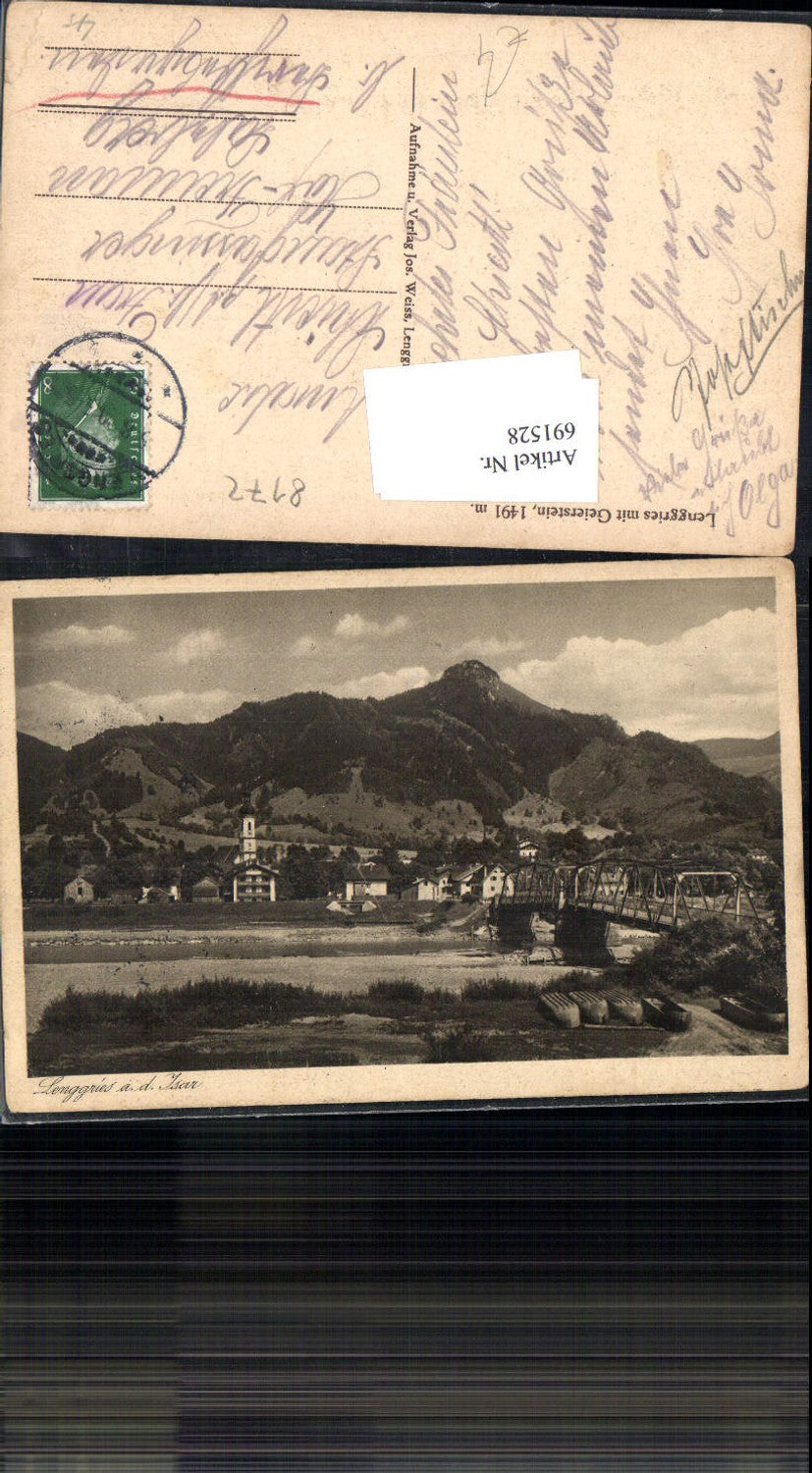 691528 Lenggries m. Geierstein gel. Salzberg Berchtesgaden Hof Freimann