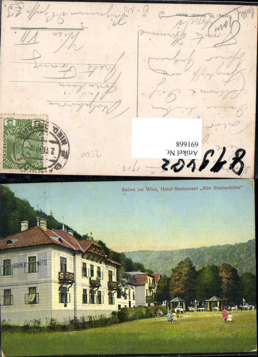 691668 Baden bei Wien Hotel Restaurant Alte Krainerhütte Helenental