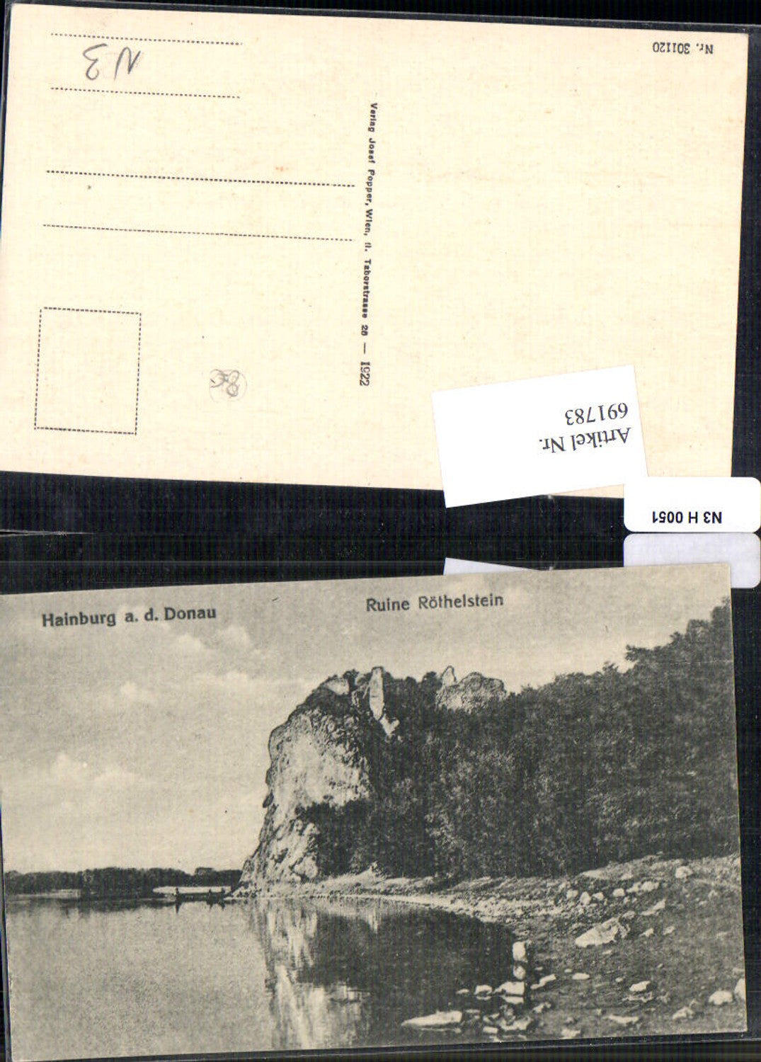 691783 Hainburg an der Donau Ruine Röthelstein