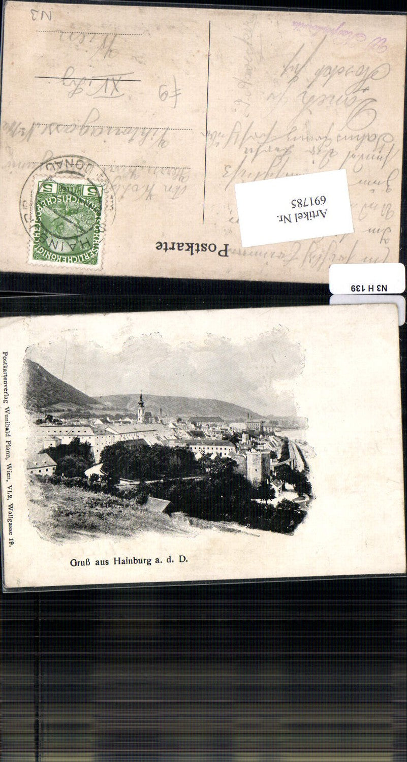 691785 Gruss aus Hainburg an der Donau