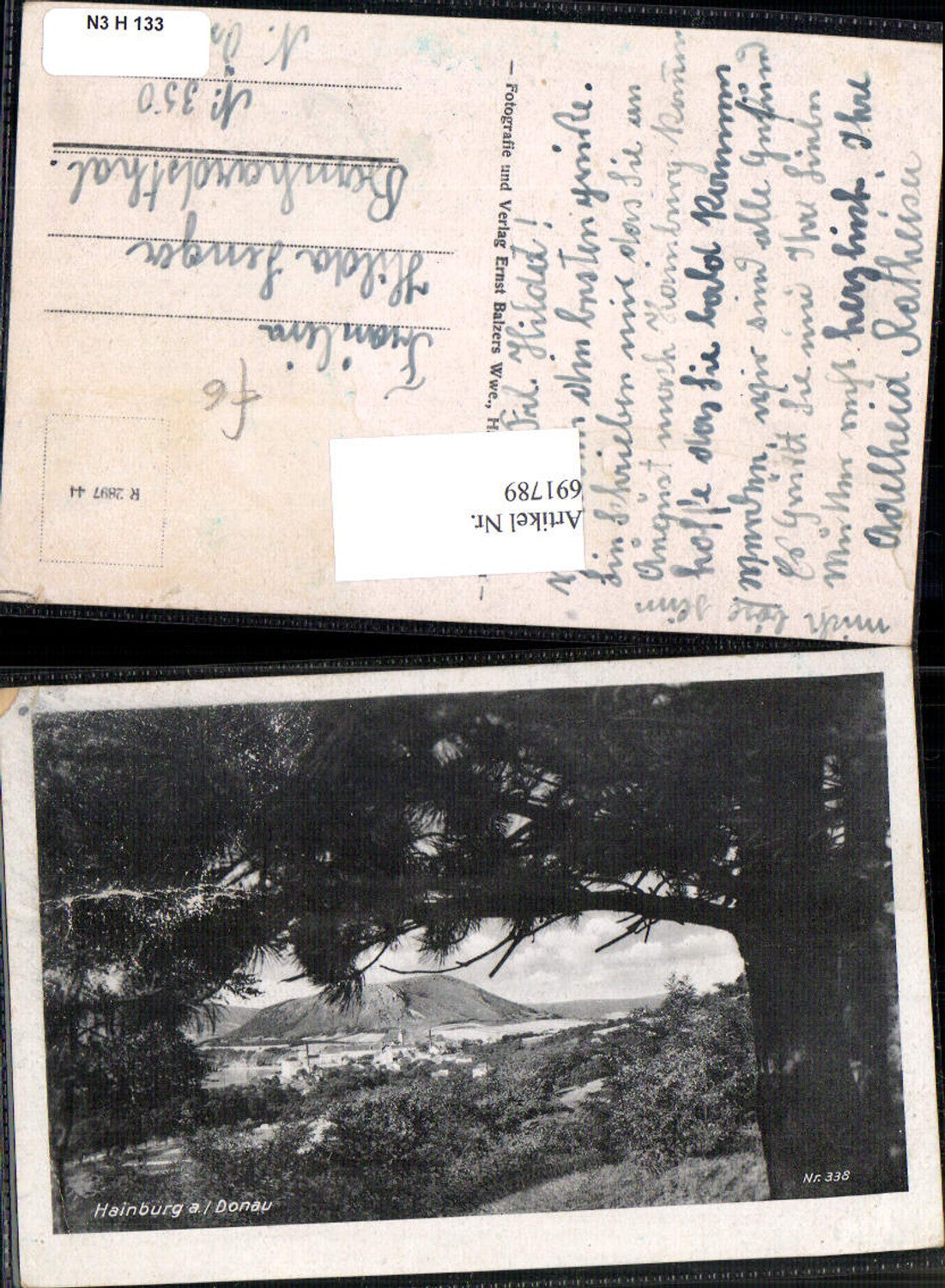 691789 Hainburg an der Donau gel. Bernhardsthal