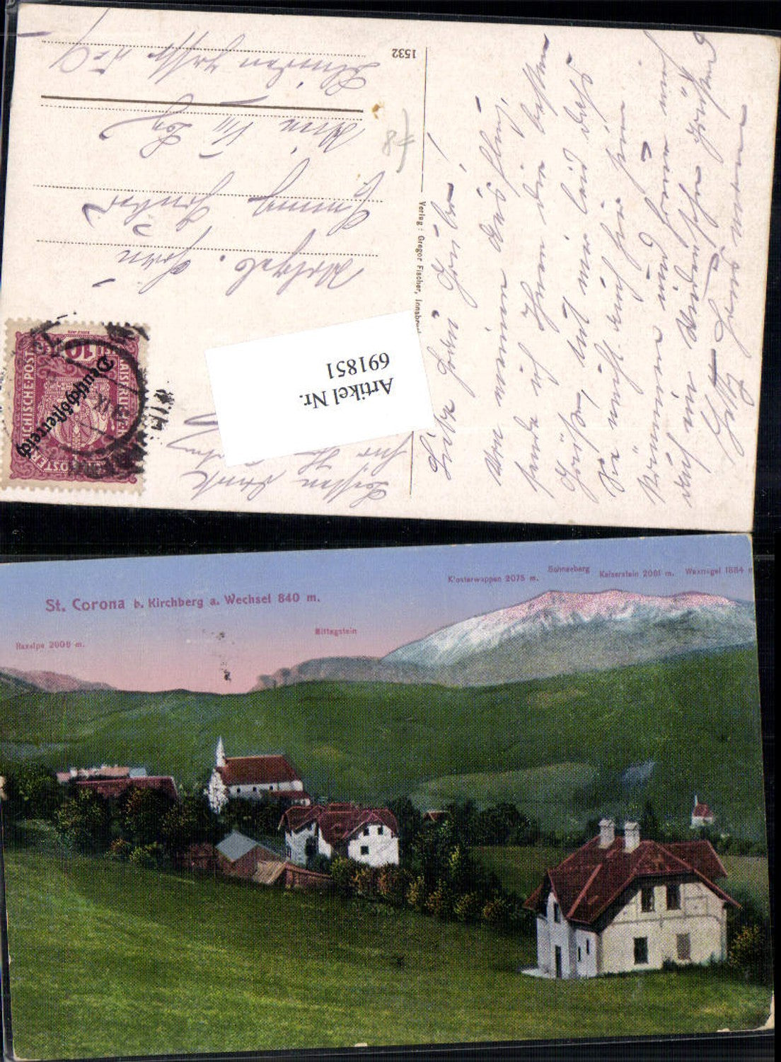 691851 St. Corona bei Kirchberg am Wechsel